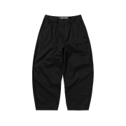Suade Wide Chino Pants Black