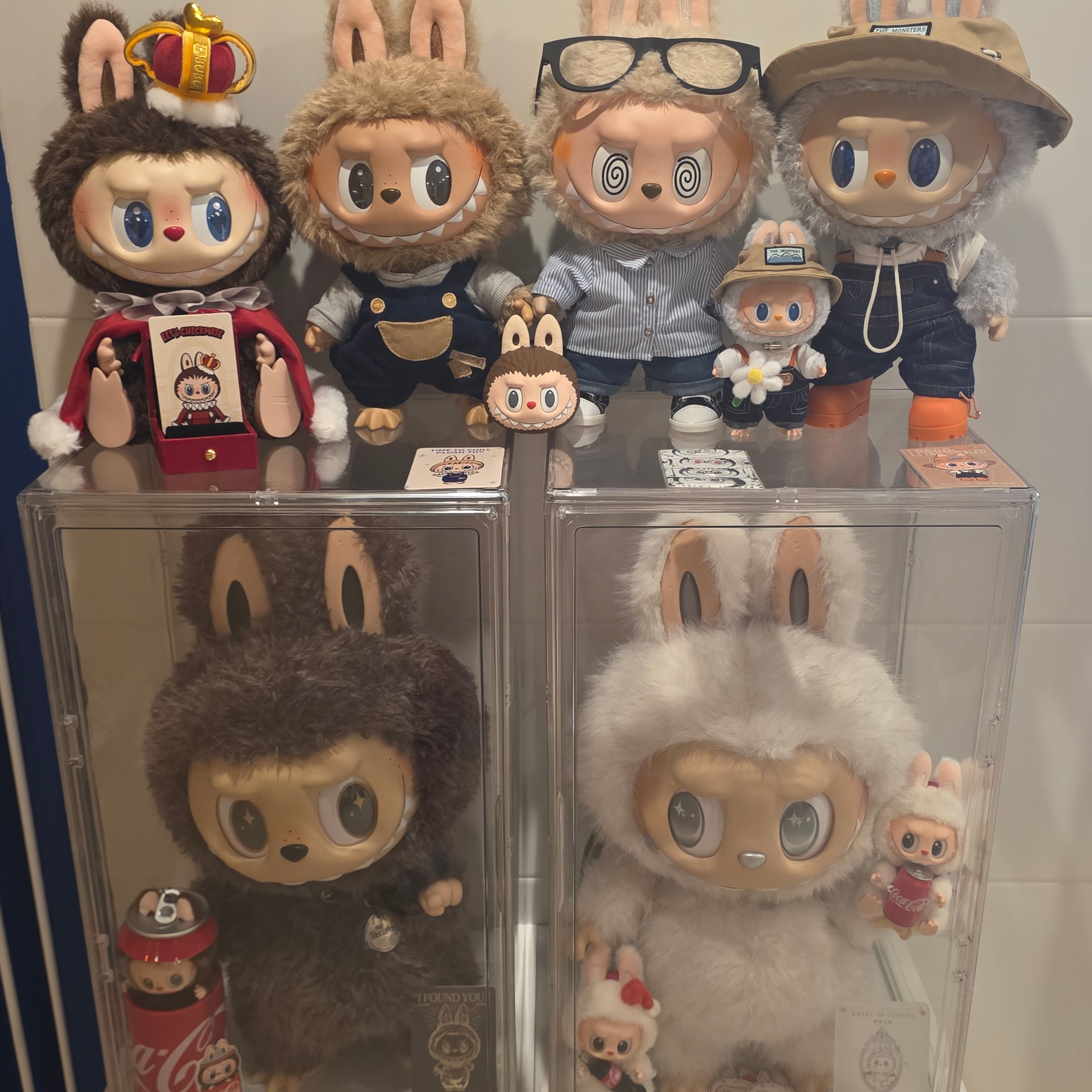 Pop Mart The Monsters I Found You Vinyl Face Doll, Pop Mart The Monsters Zimomo Angel In Clouds Vinyl Face Doll 착용 스타일 - 2