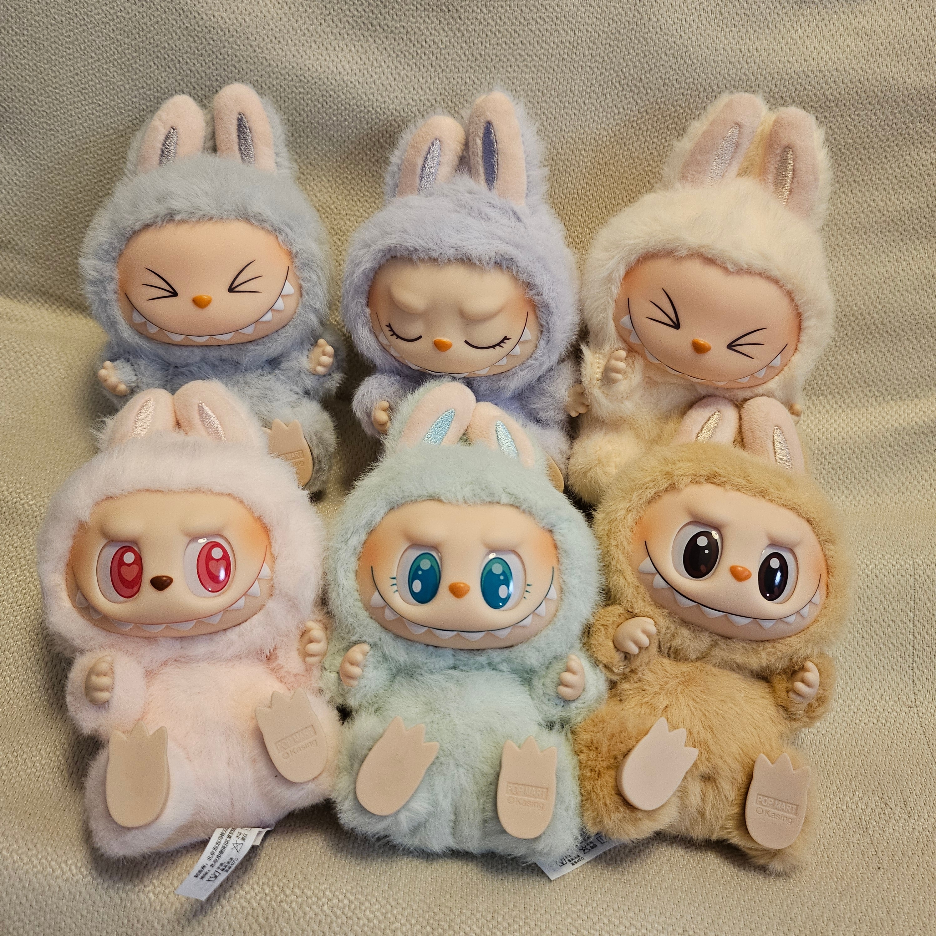 Pop Mart Labubu Let's Play Together Doll Series Sealed Case (6 Blind Boxes) 착용 스타일