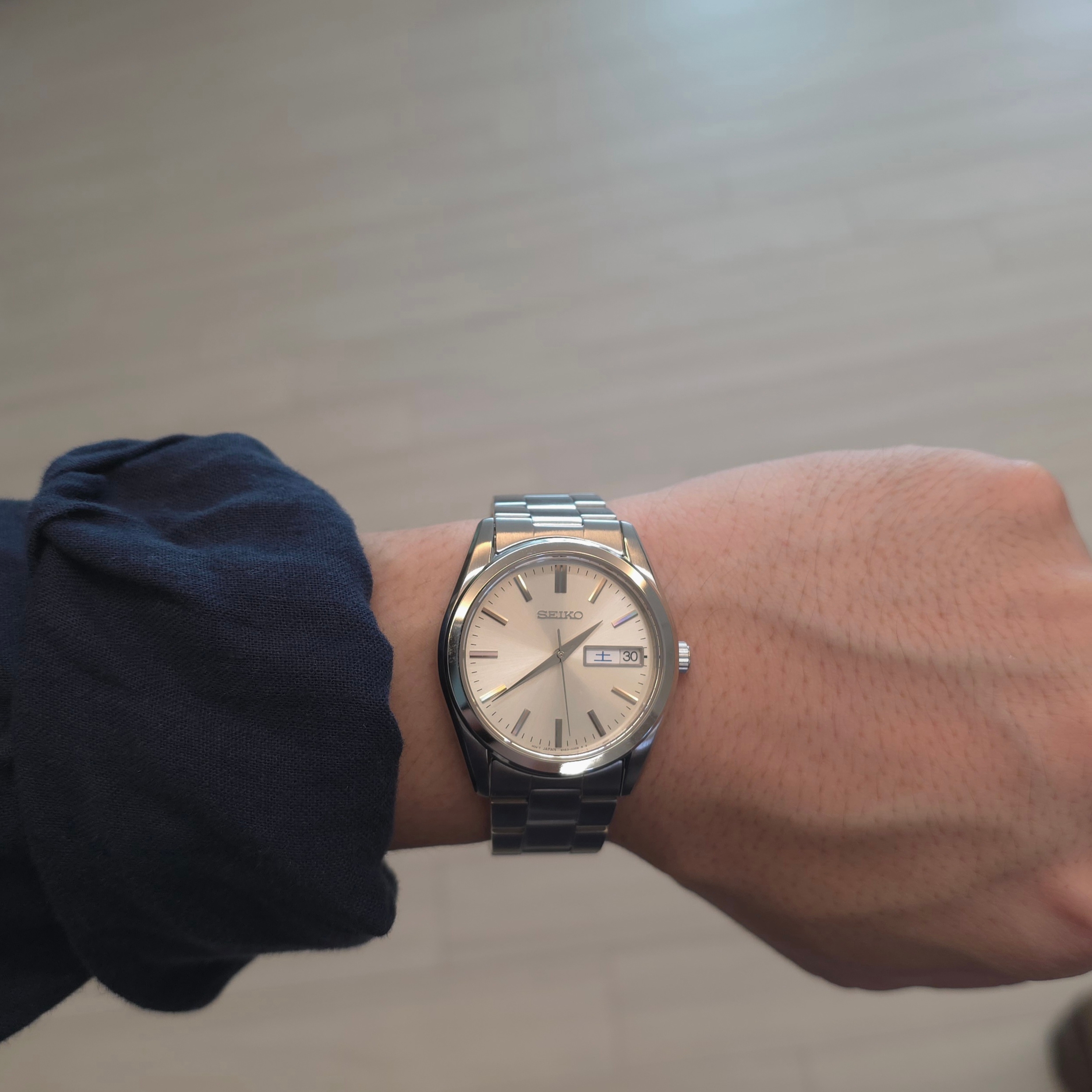Seiko SBTH007 Silver 착용 스타일 - 1