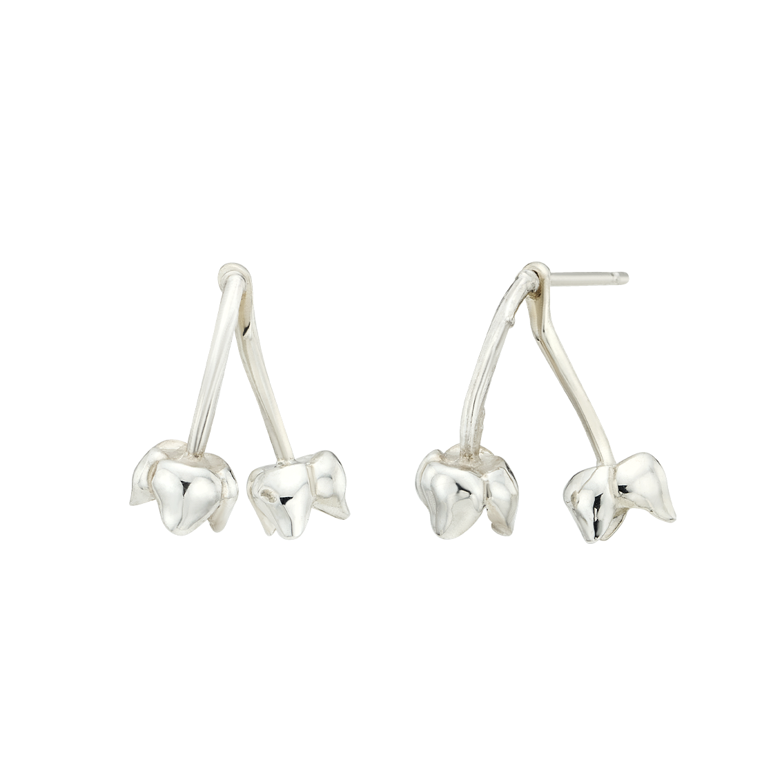 401448 Teeth Bud Earrings