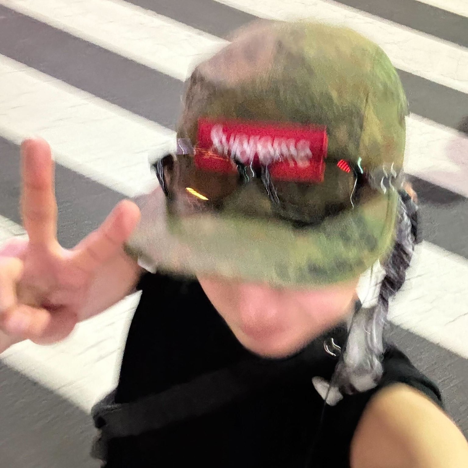 Supreme Military Camp Cap Flecktarn Camo - 23FW 착용 스타일