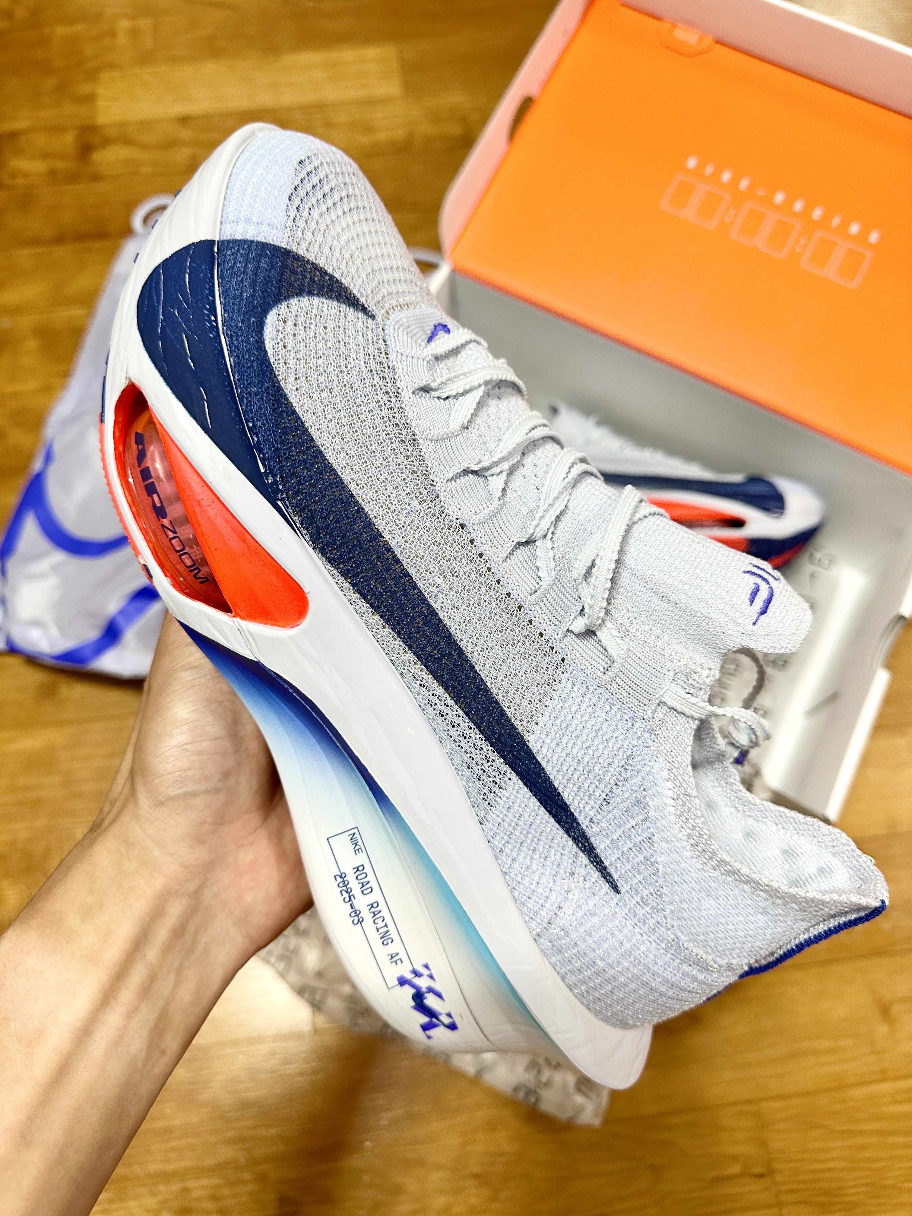 Nike Air Zoom Alphafly Next% 3 Football Grey Ghost 착용 스타일