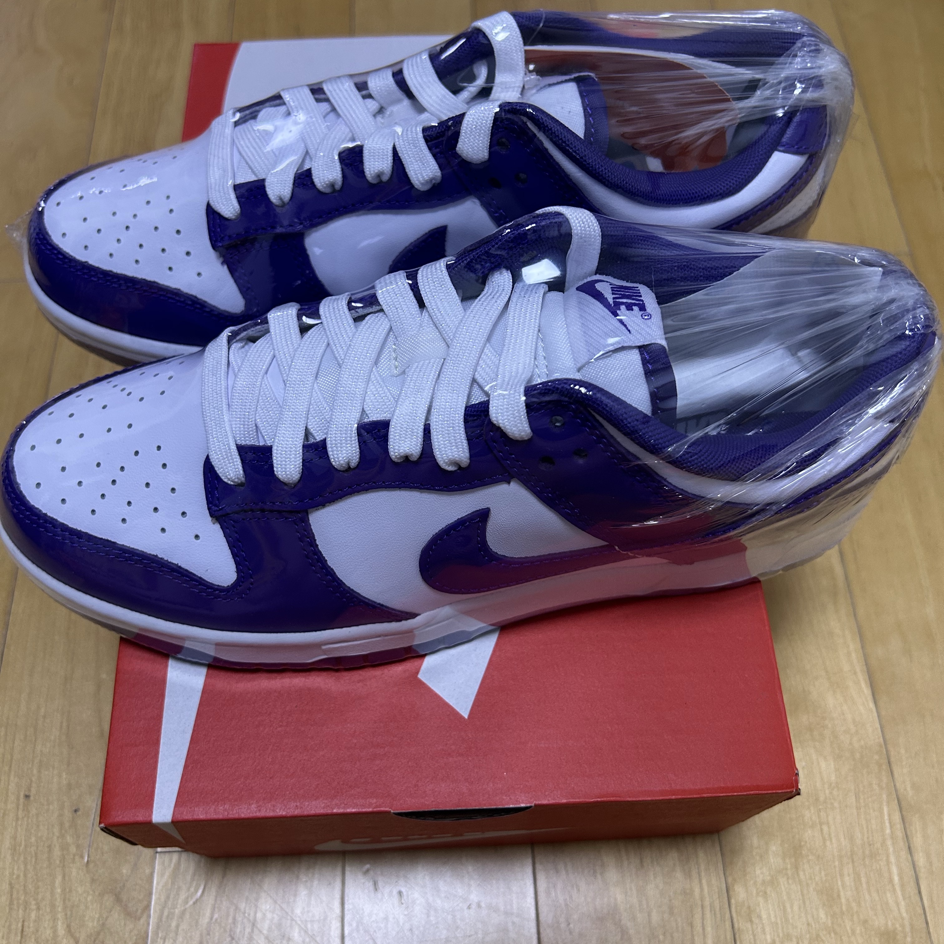 Nike Dunk Low Retro Championship Court Purple 착용 스타일
