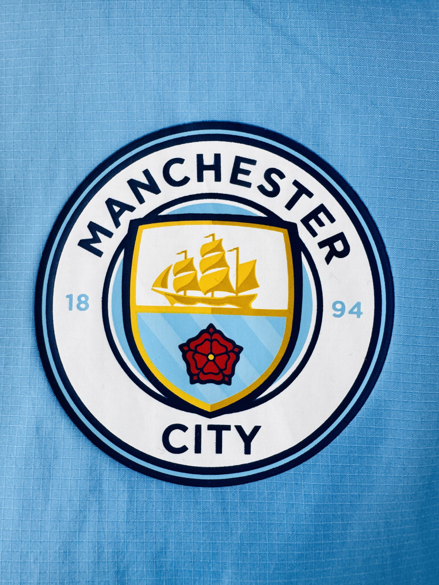 Puma Manchester City Prematch Woven Anthem Jacket Light Blue White, Puma Manchester City Prematch Woven Jacket Inky Blue 착용 스타일 - 5