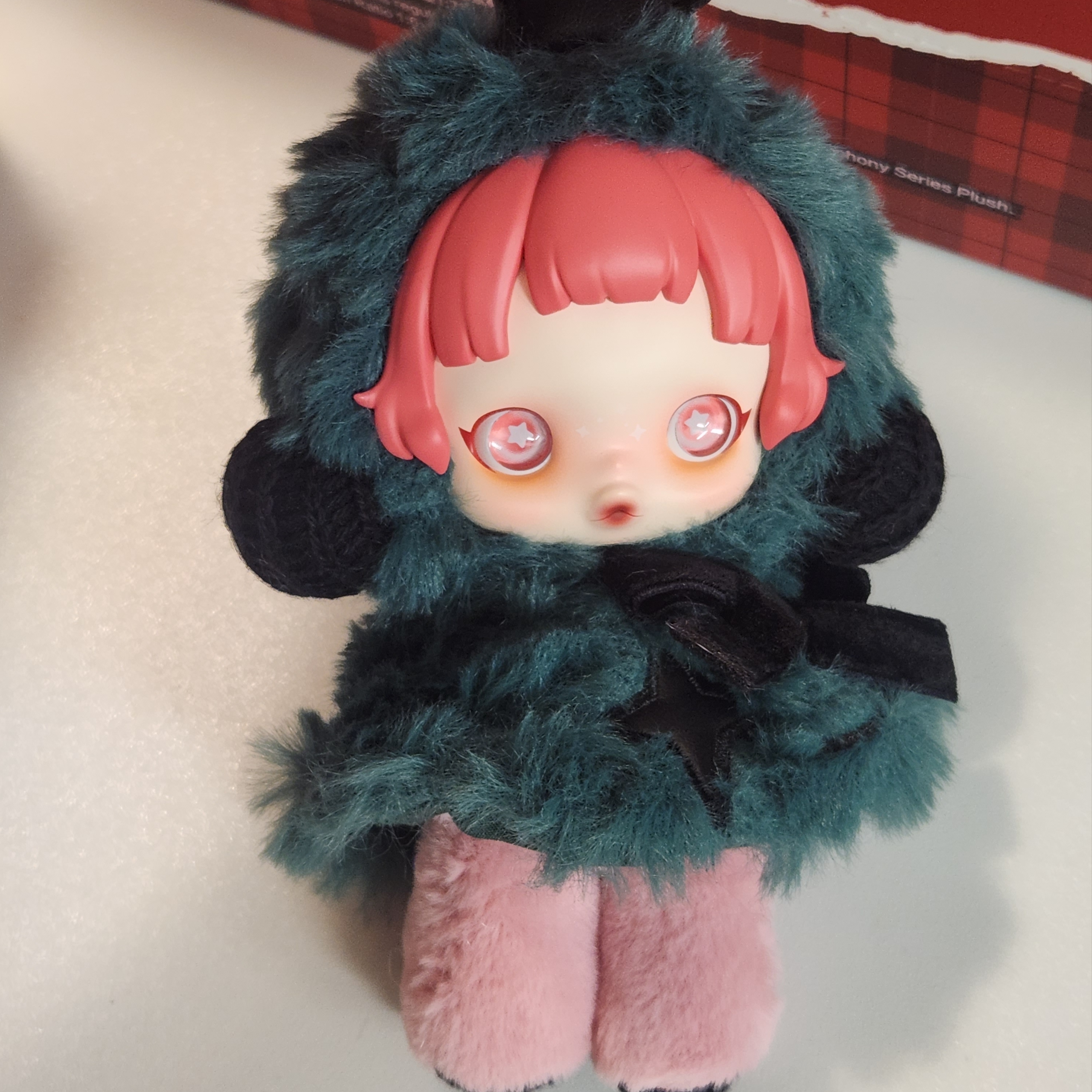 Pop Mart Skullpanda Winter Symphony Series Keyring Partita (Opened Case) 착용 스타일 - 1