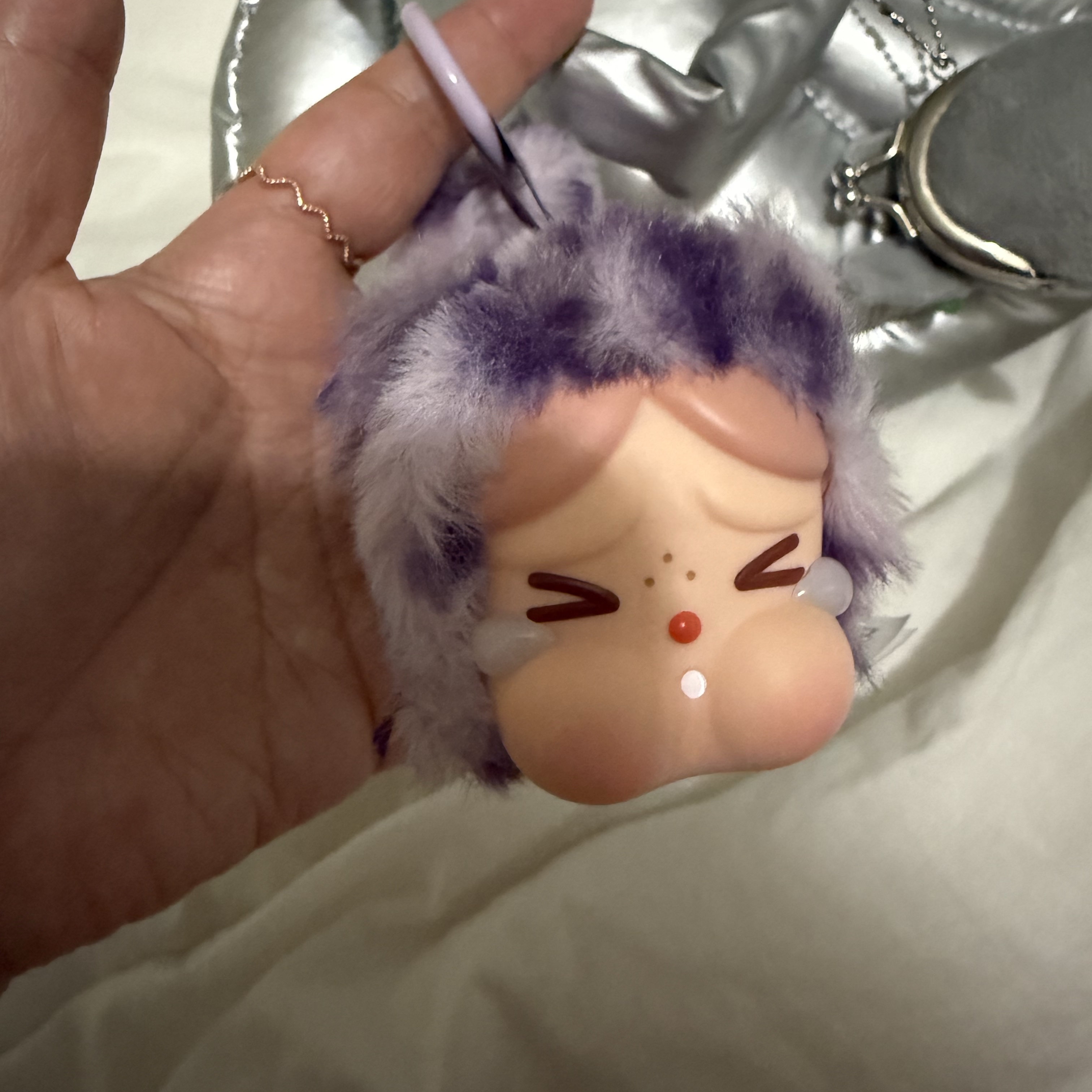 Pop Mart Crybaby Wild But Cutie Series Vinyl Plush Pendant (1 Blind Box) 착용 스타일 - 2