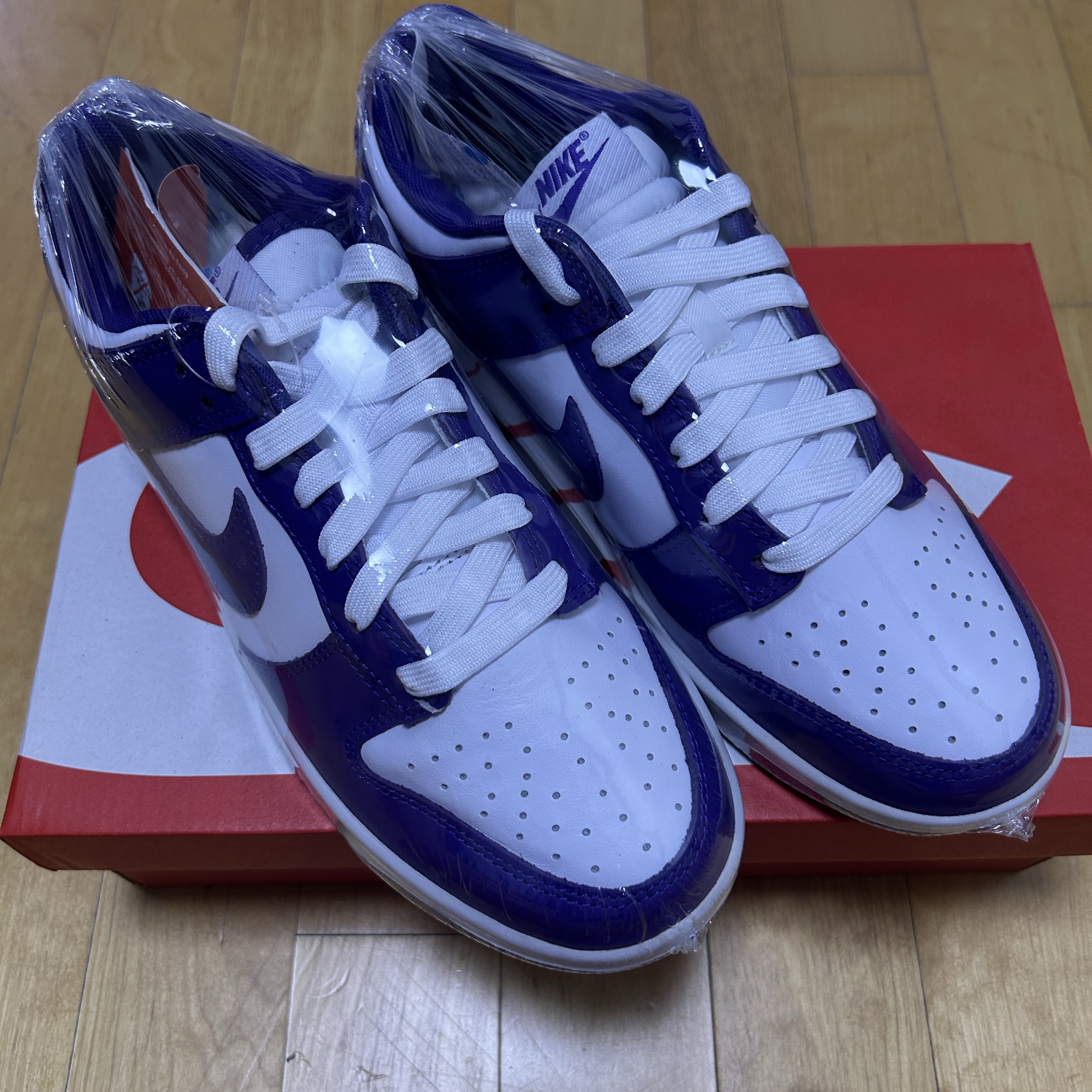 Nike Dunk Low Retro Championship Court Purple 착용 스타일