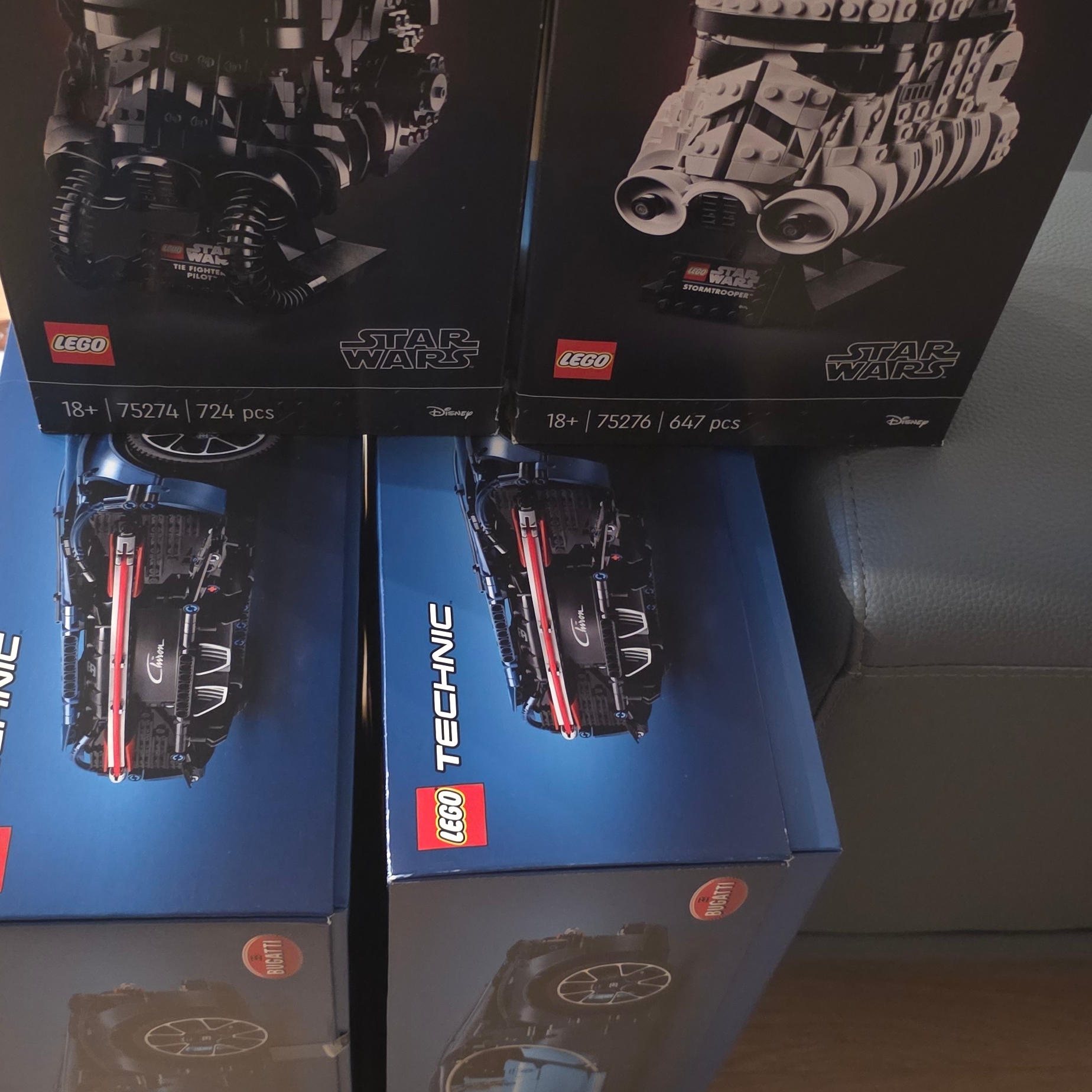 Lego Star Wars TIE Fighter Pilot Helmet 착용 스타일