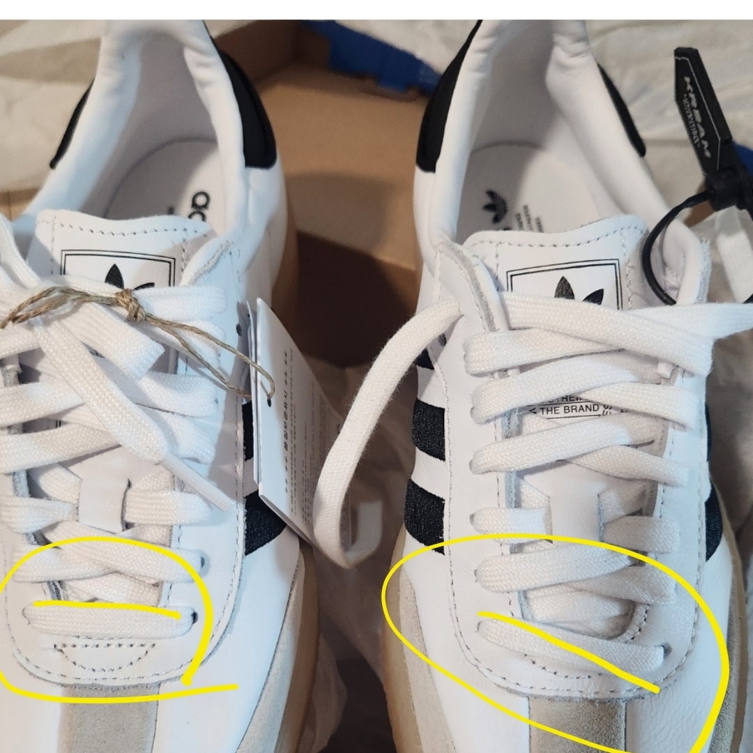 (W) Adidas Sambae White Black 착용 스타일 - 2