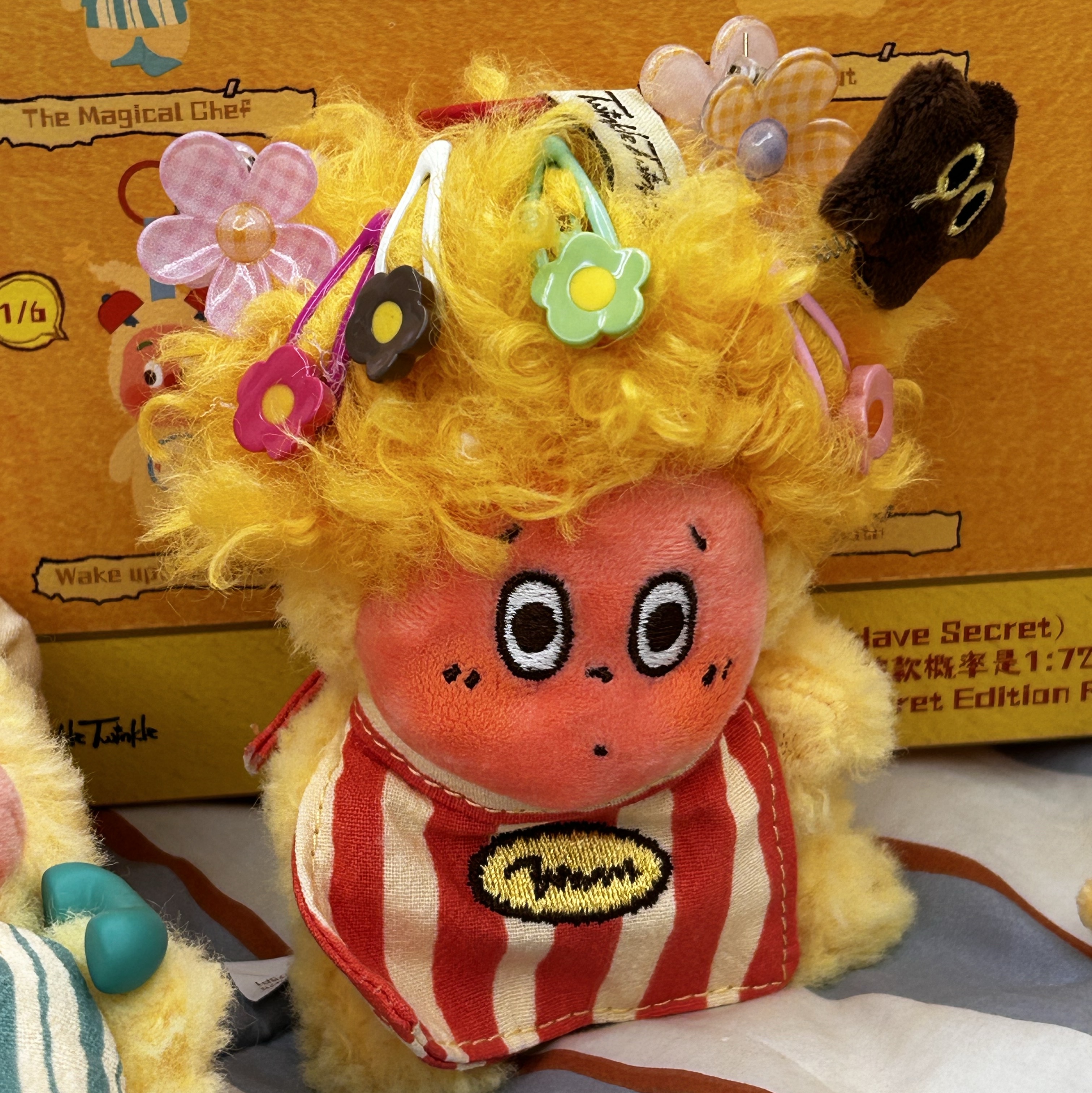 Pop Mart Twinkle Twinkle Be A Little Star Series Plush Pendant Sealed Case (6 Blind Boxes) 착용 스타일 - 7