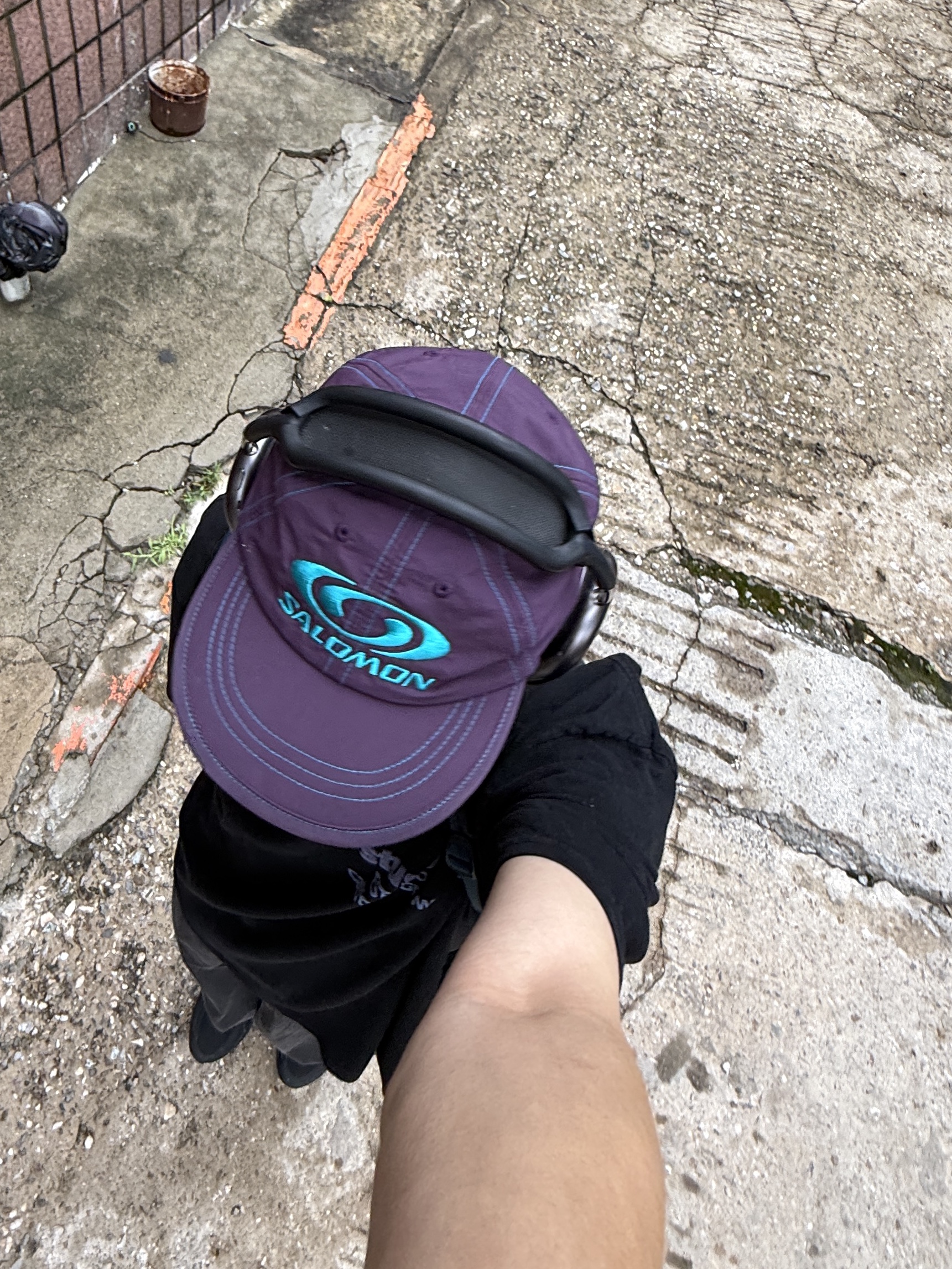 Asics Jog 100 T Black - 4E Extra Wide, Uniqlo C Wide Parachute Pants Denim Dark Gray - KR 착용 스타일 - 5
