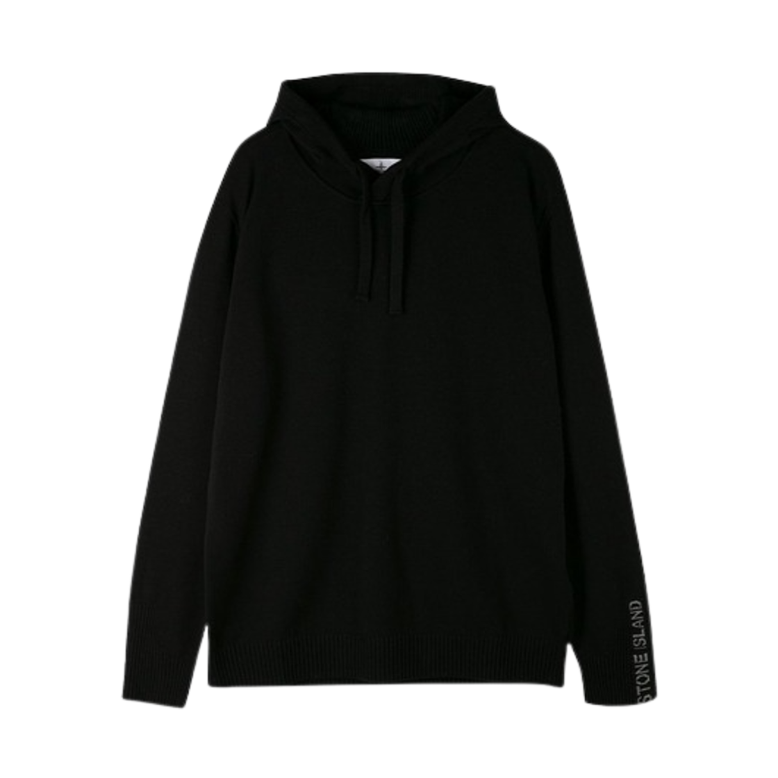 스톤 아일랜드 546A8 리플렉티브 바니제 후드 니트 블랙 - 22FW(Stone Island 546A8 Reflective Vanise Hooded Knit Black - 22FW) - 1