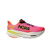 (W) Hoka Mach X 3 Neon Rose Neon Tangerine - Wide