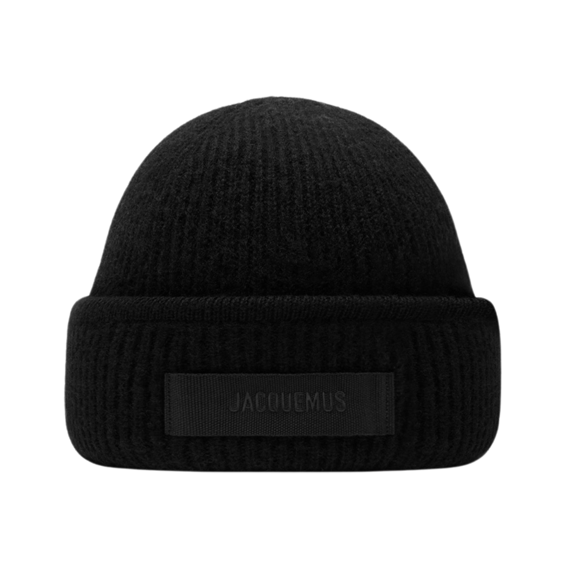 ACU00666AK0-0227-990 Jacquemus Grosgrain Beanie Black