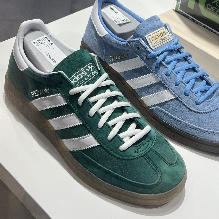 Adidas Spezial Handball College Green Gum 착용 스타일