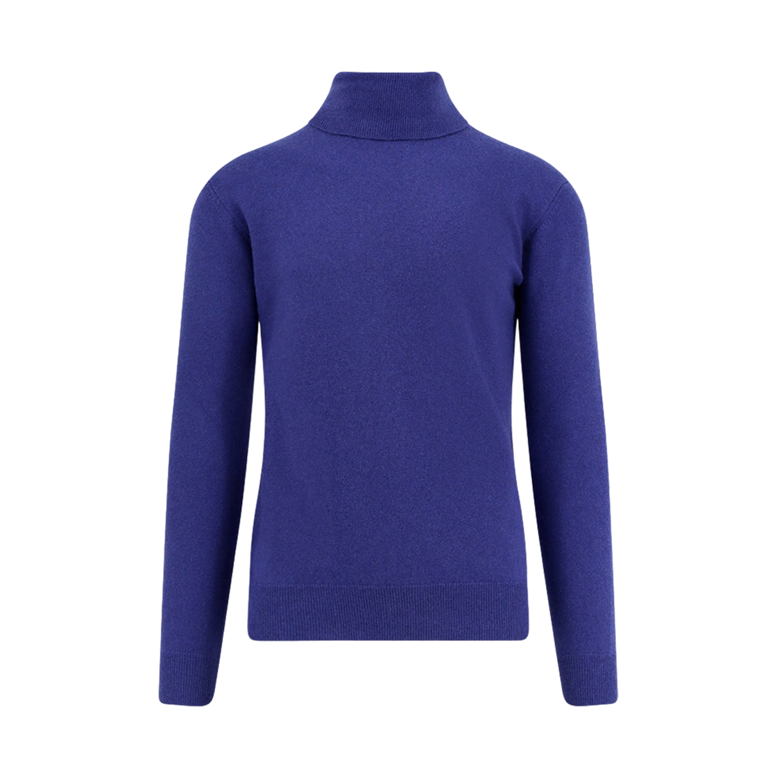 847160-Y77GD-4702 Saint Laurent Turtleneck Sweater in Cashmere Blue