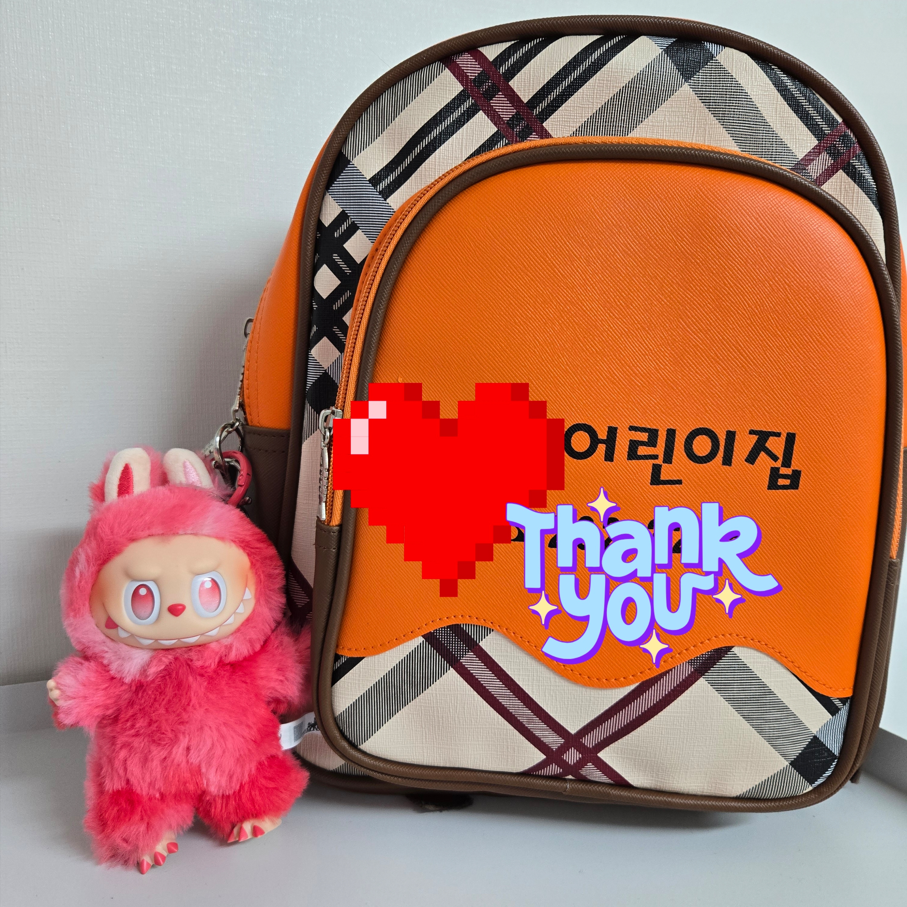 Pop Mart Labubu The Monsters Highlight Series Love Keyring (Opened Case) 착용 스타일