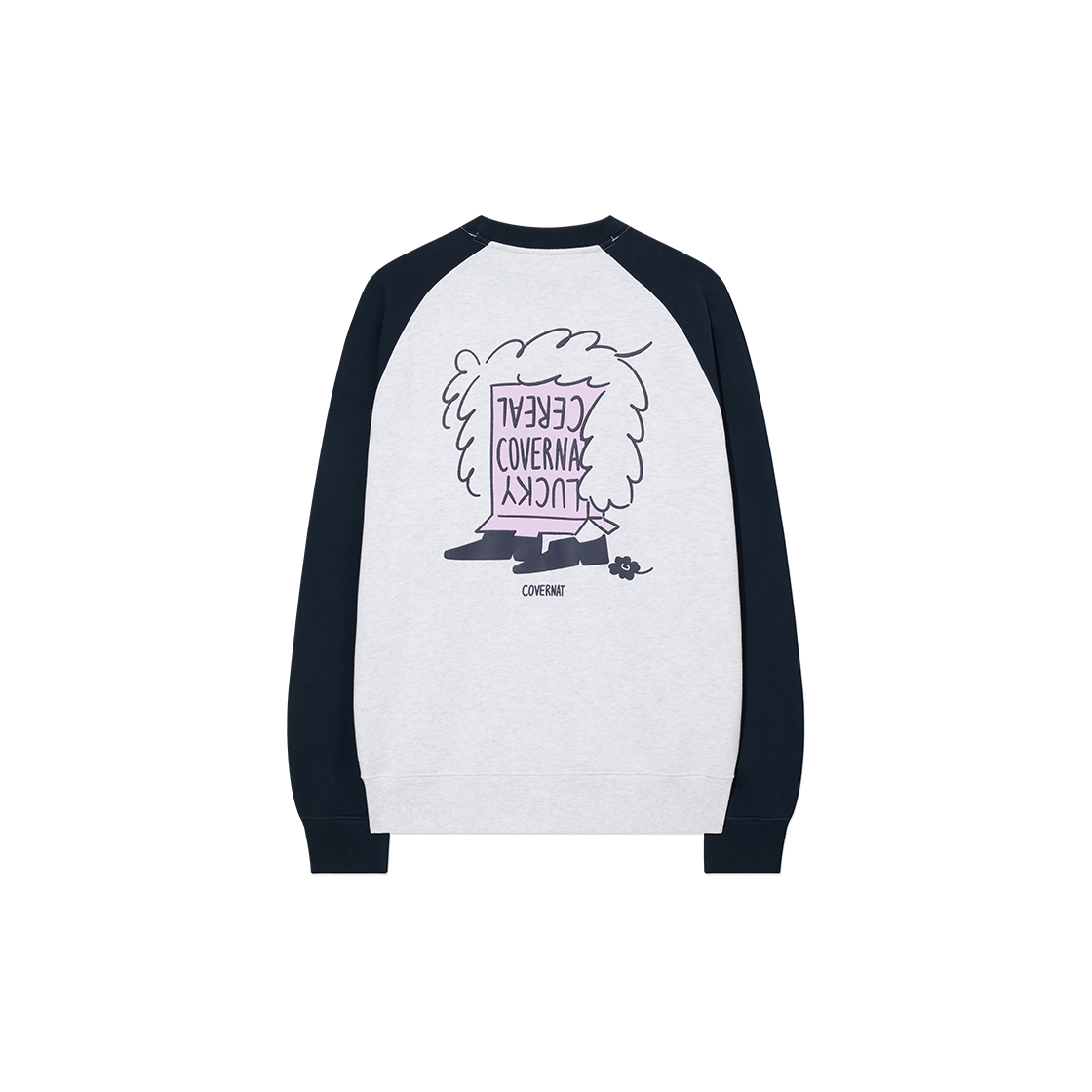 CO2503CRC1HG Covernat X Haydonna Lucky Cereal Logo Sweatshirt Heather Gray