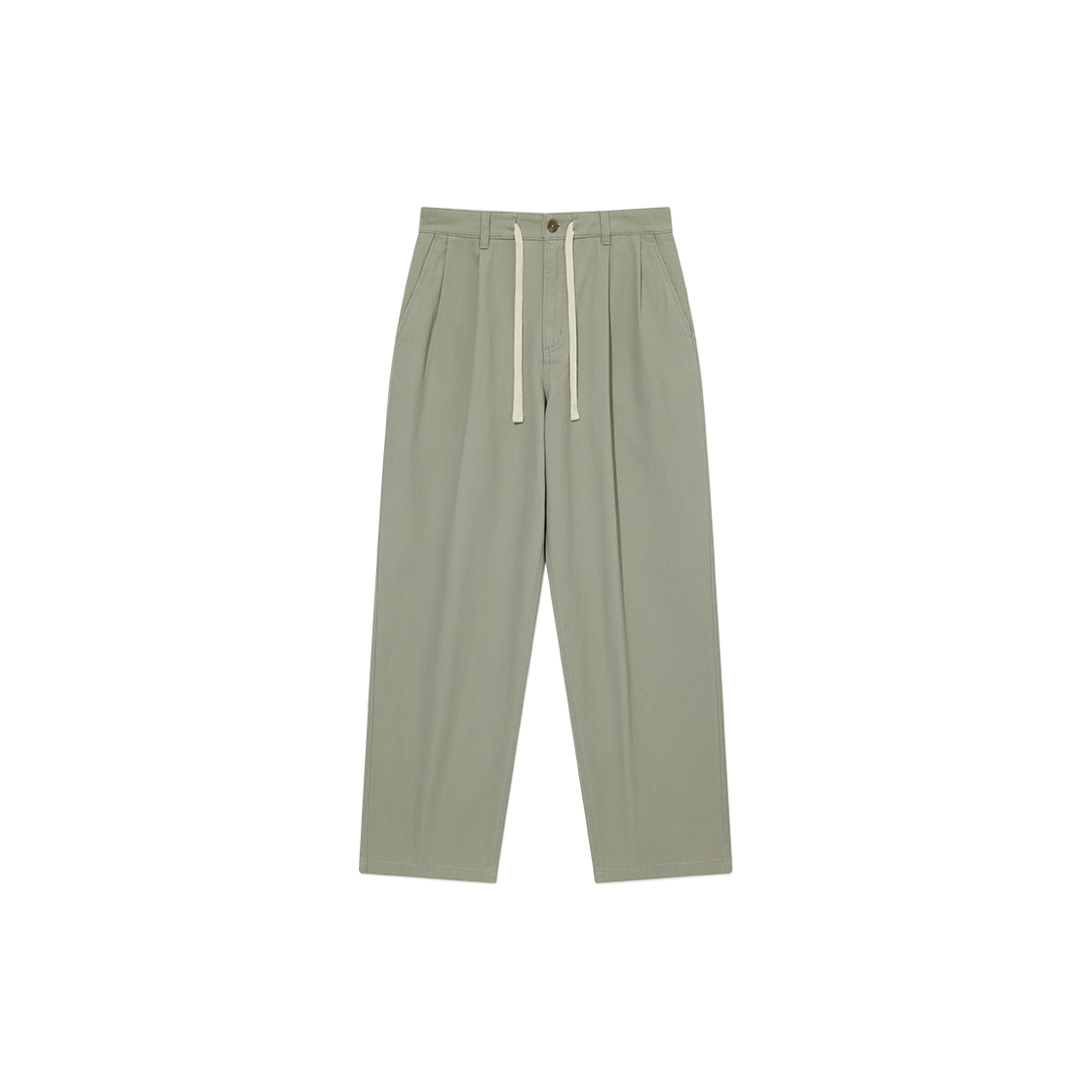 CO2503PT24KH Covernat <Easy Pants> Twill 2-Tuck String Pants Khaki