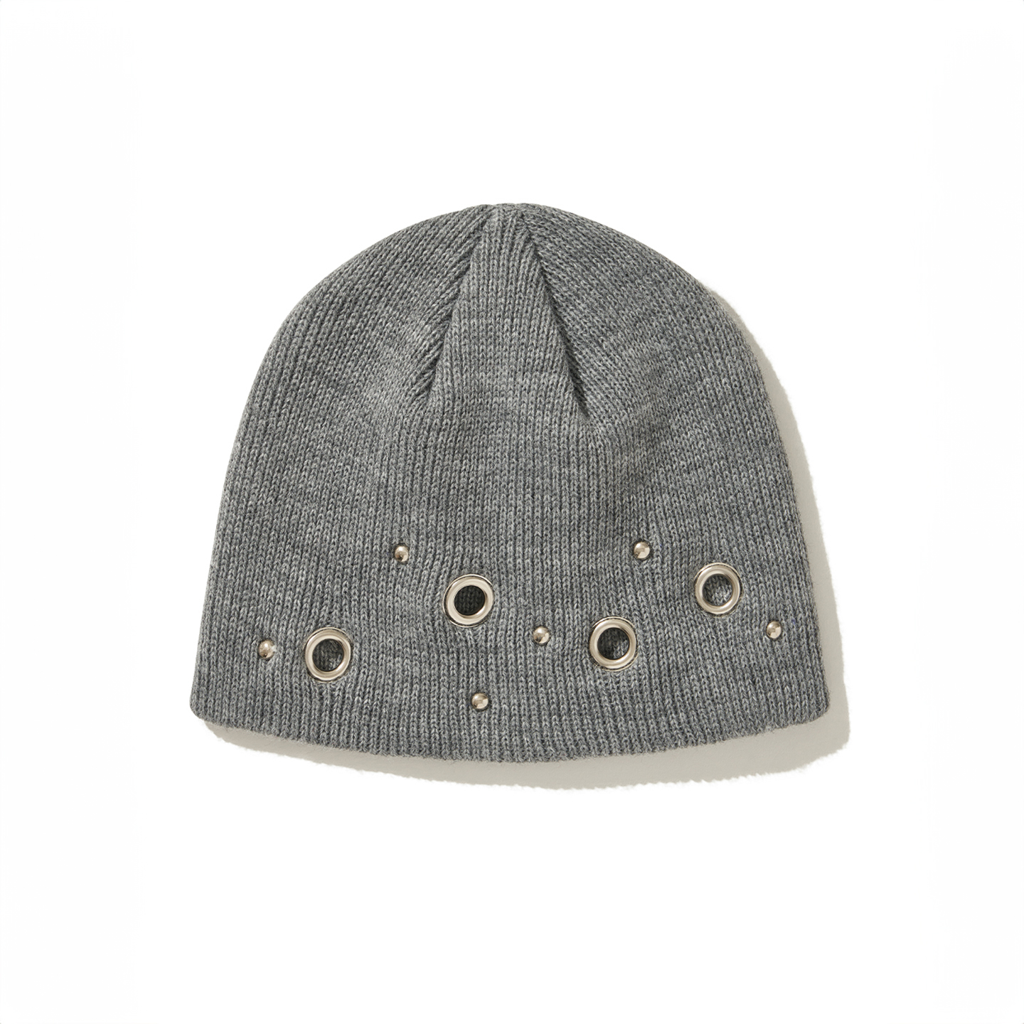 디오스피스 아일렛 스터드 비니 그레이(DAUSPICE Eyelet Stud Beanie Gray) - 5