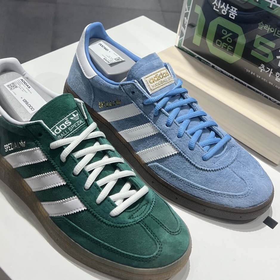 Adidas Spezial Handball Light Blue 착용 스타일