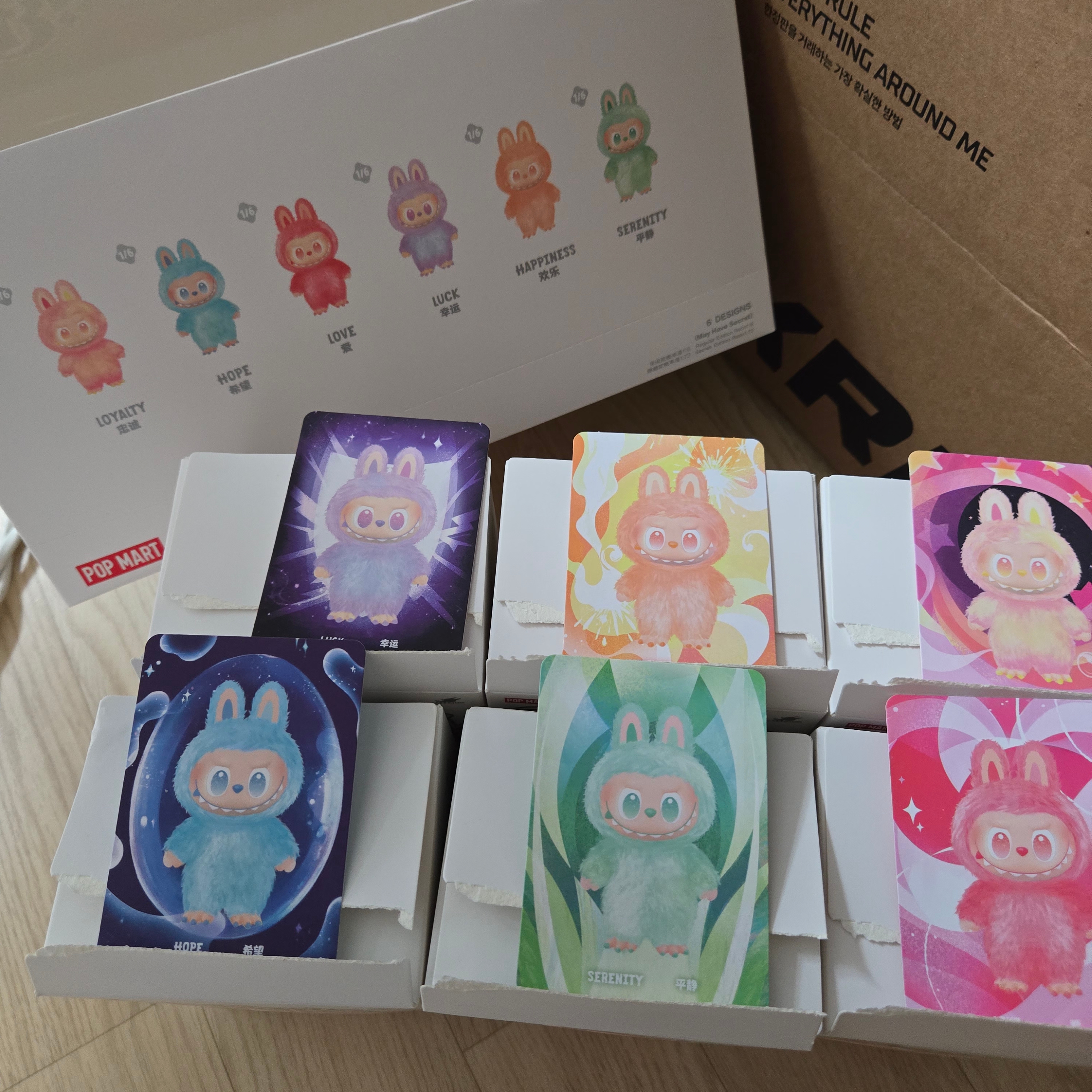 Pop Mart Labubu The Monsters Highlight Series Sealed Case (6 Blind Boxes) 착용 스타일