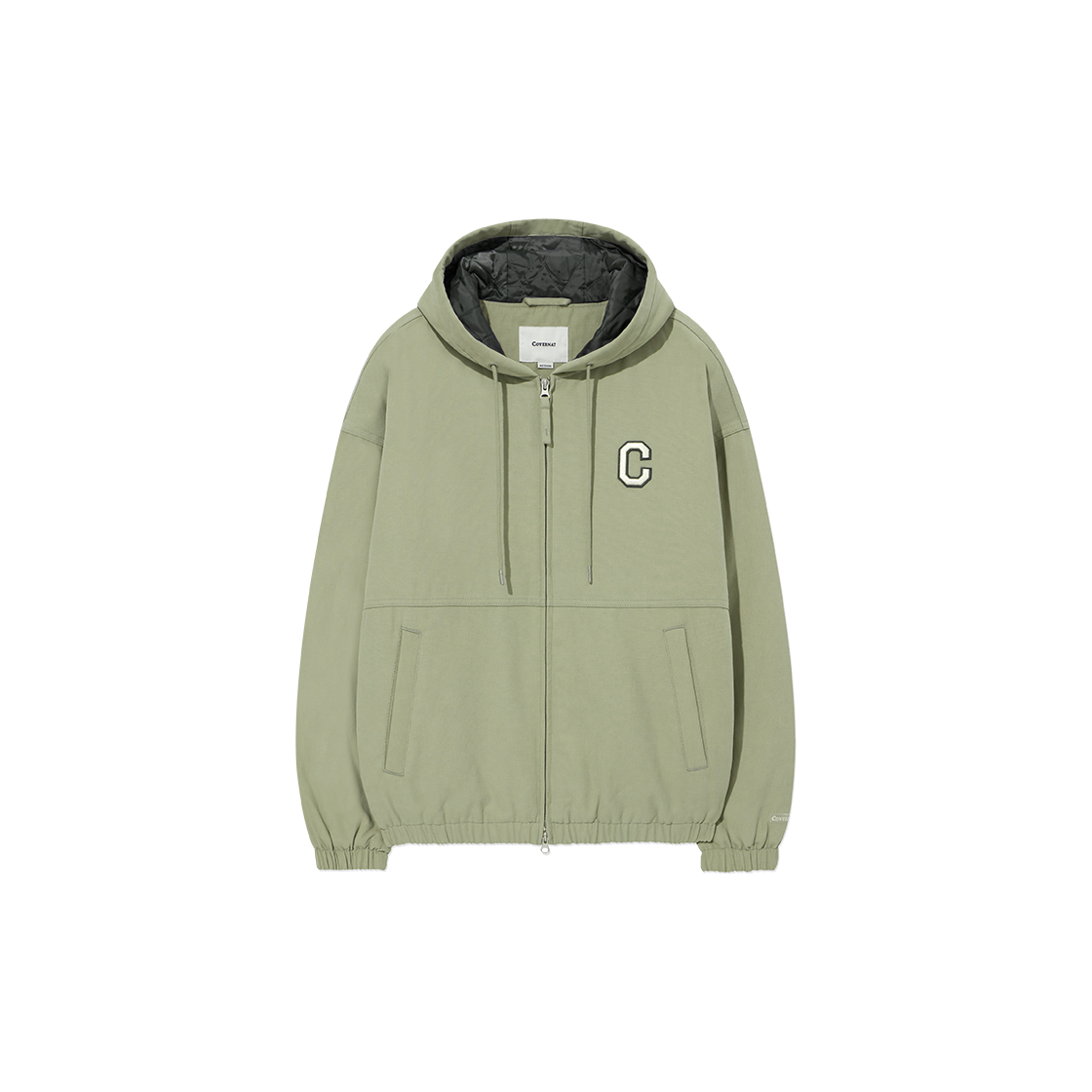 CO2503JK53KH Covernat Heavy Oxford Hooded Jacket Khaki