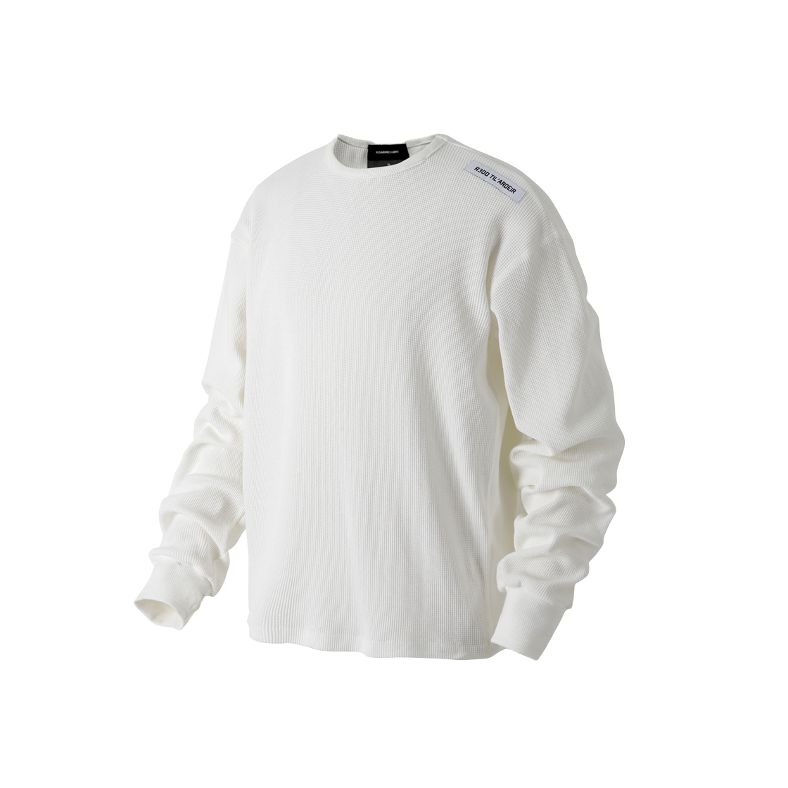 RR5FLT02WH ROARINGRAD Waffle Crop Long Sleeve White