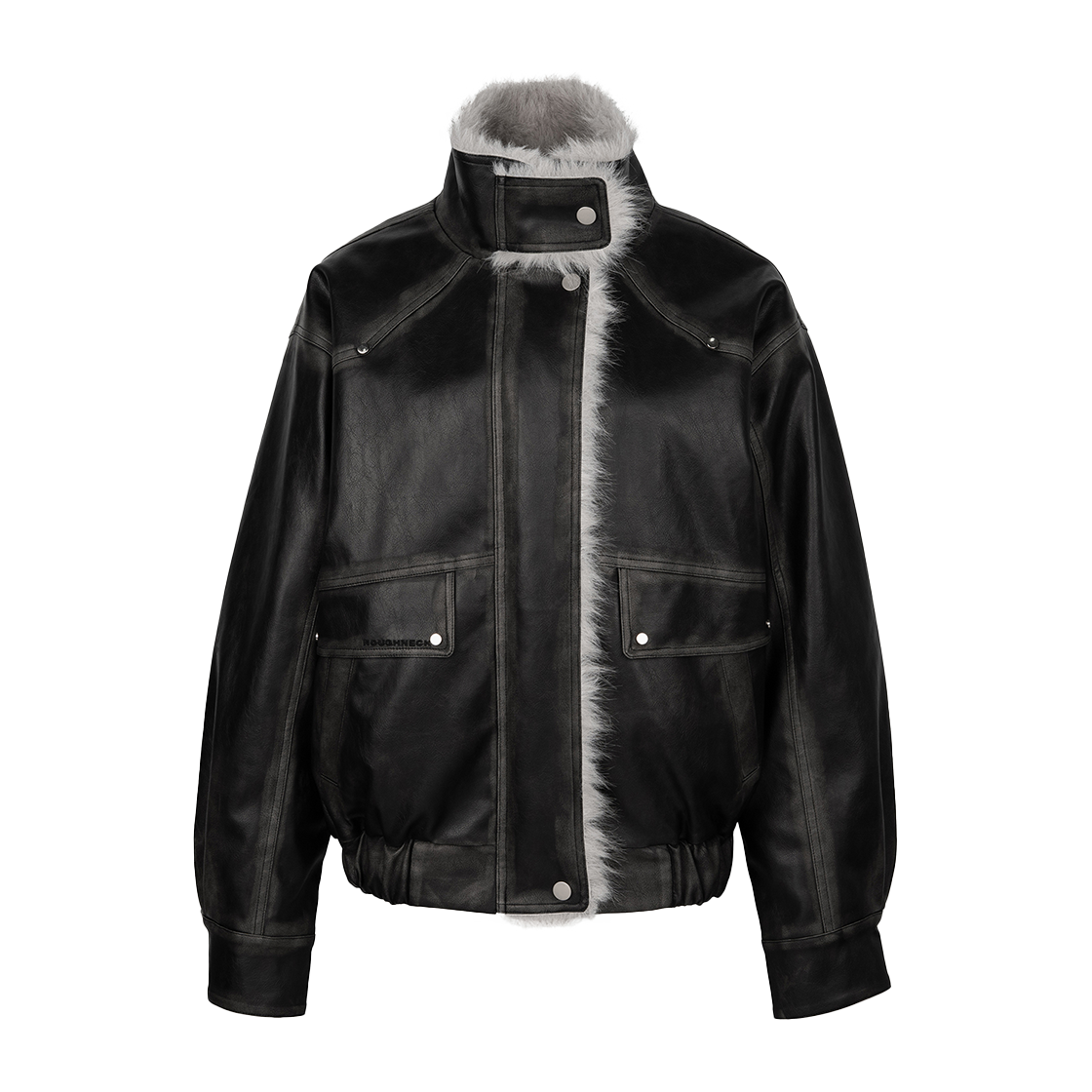 러프넥 워싱 무스탕 자켓 그레이(Roughneck Washing Mustang Jacket Gray)