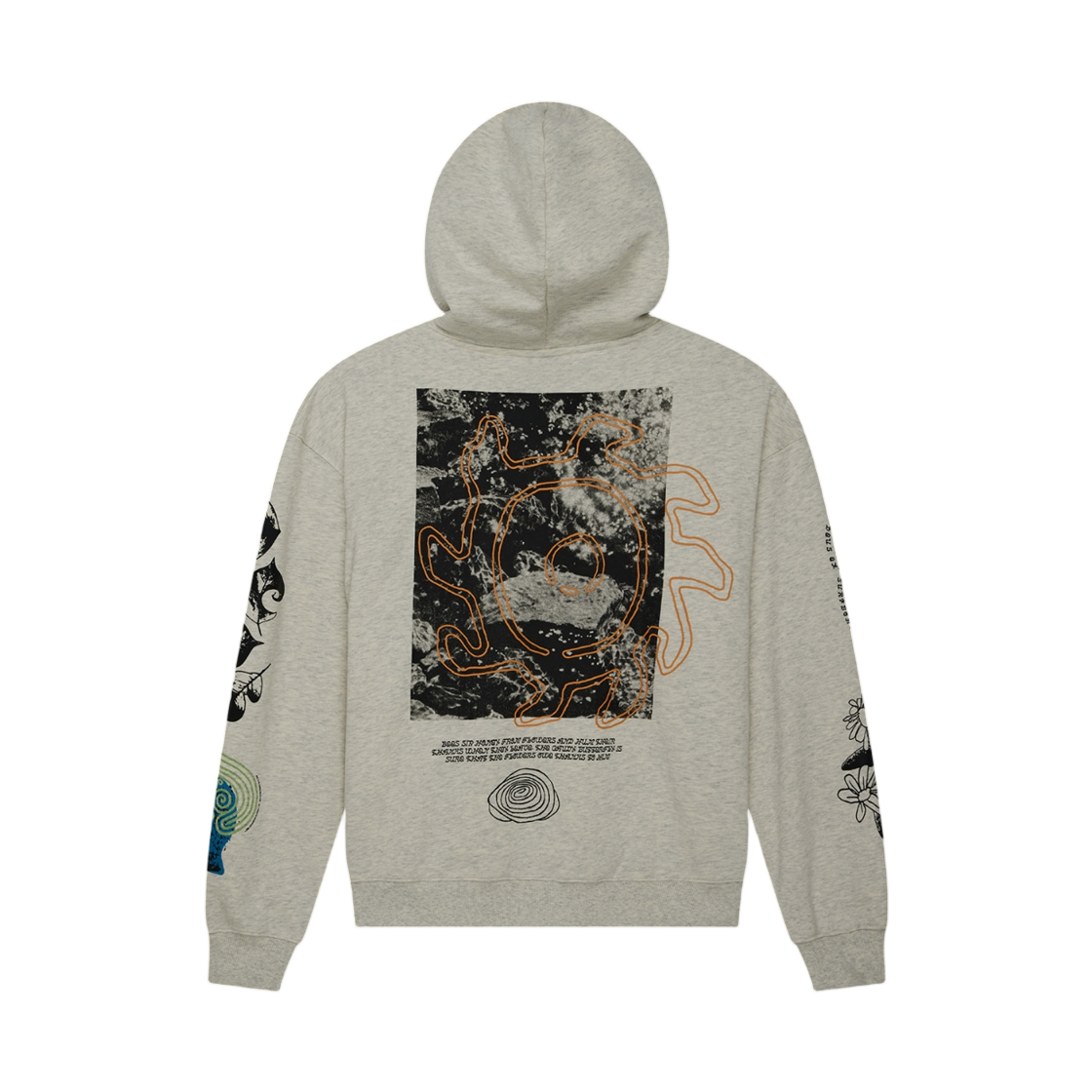 데우스 엑스 마키나 마이그레이션 후드 라이트 그레이(Deus Ex Machina Migration Hoodie Light Grey) - 2