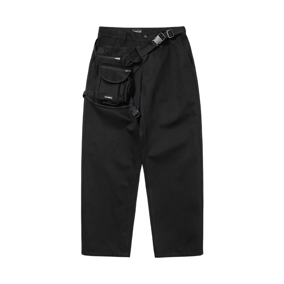 AJ254PT003BK AJOBYAJO Leg Bag Pants Black
