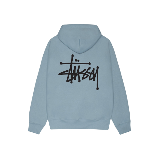 스투시 베이직 스투시 후드 집업 오션 2024 | Stussy | KREAM