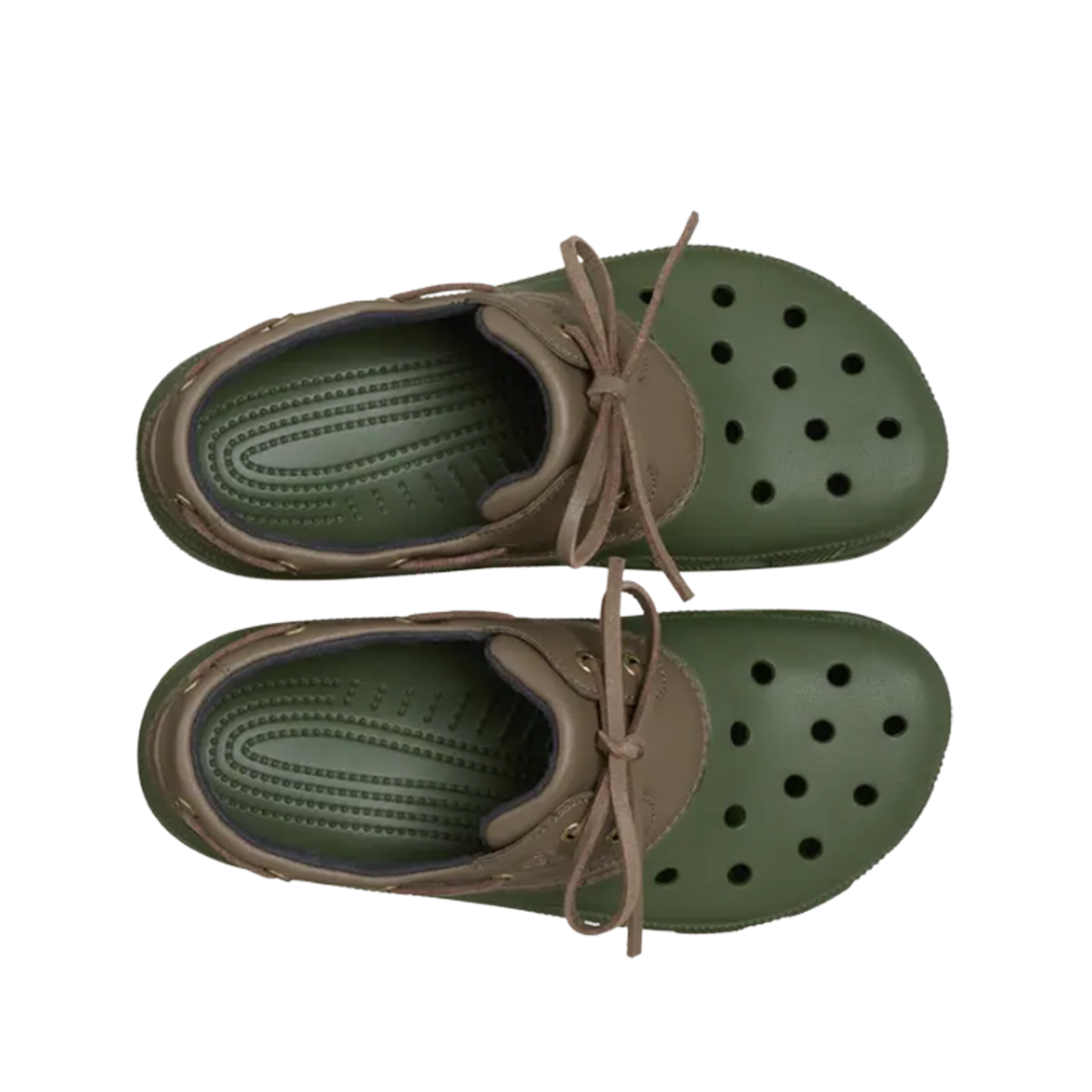 크록스 클래식 아일랜더 아미 그린 월넛(Crocs Classic Islander Army Green Walnut) - 2