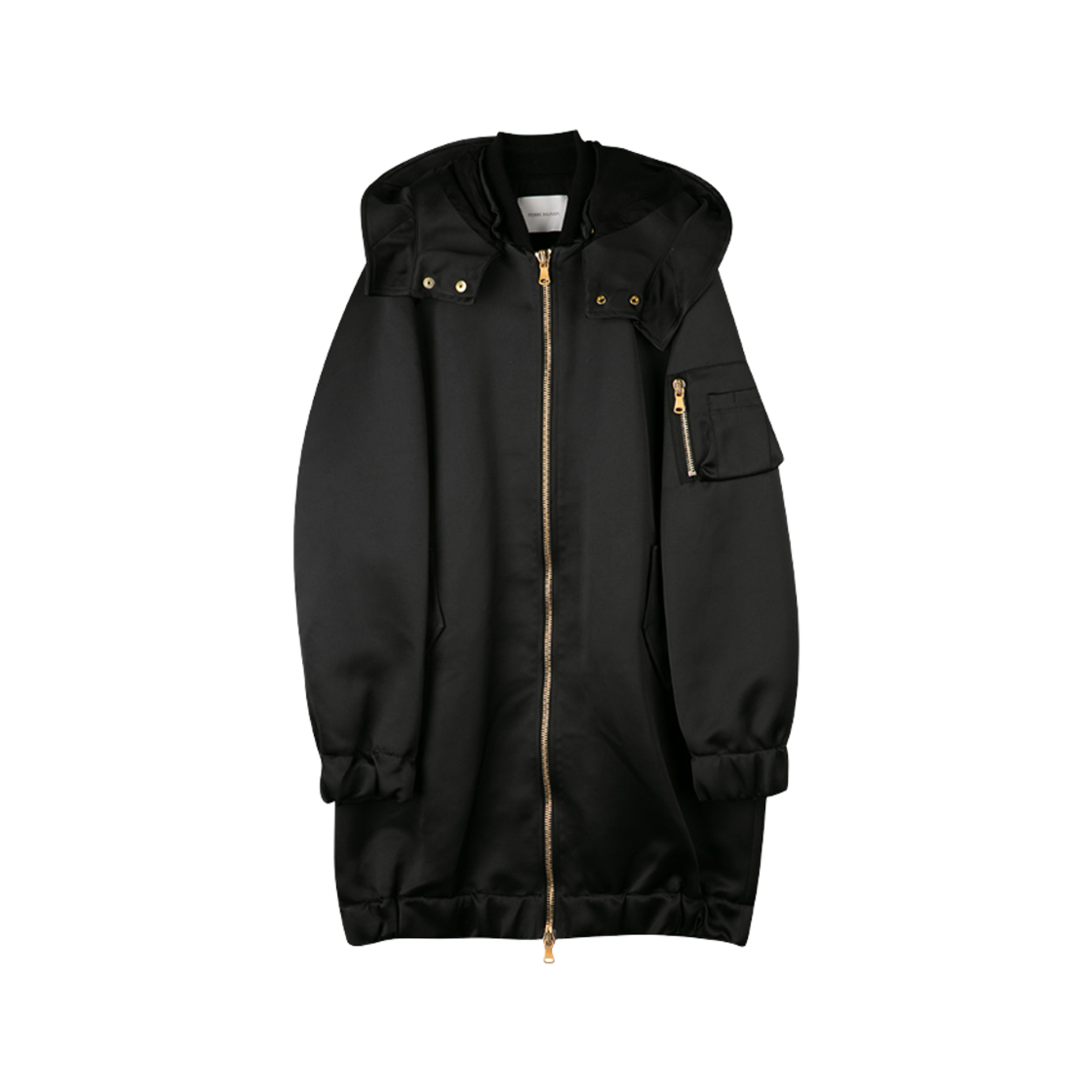 HP78207JA8279905 (W) Balmain Viscose Jacket Black