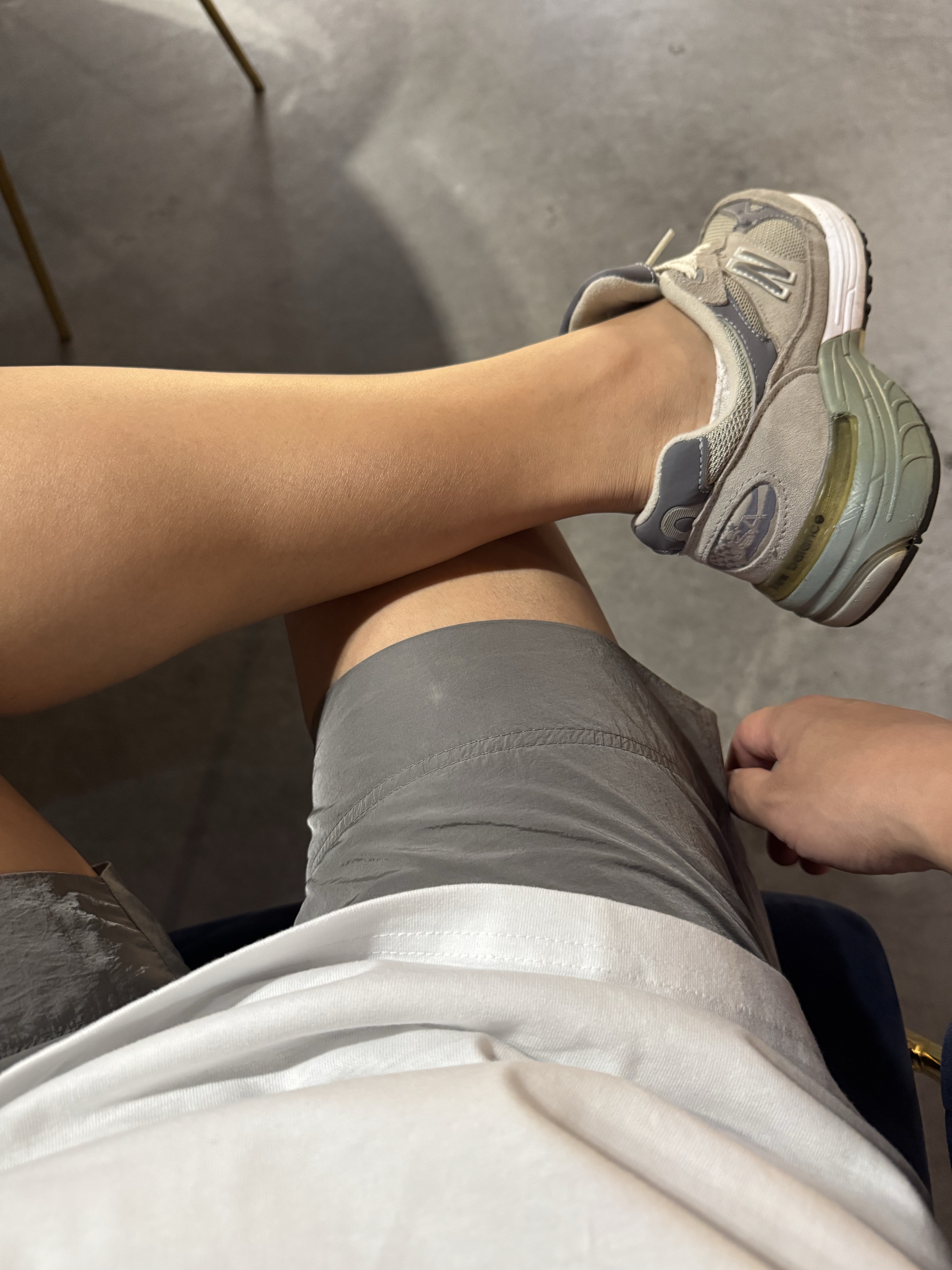 New Balance 993 Made in USA Grey - D Standard 착용 스타일