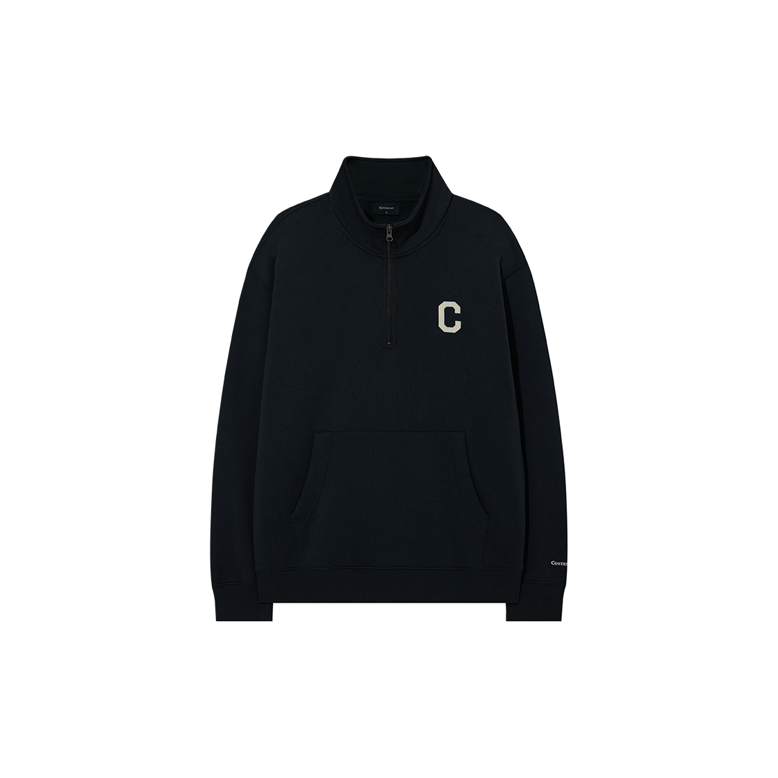 CO2503CR08DN Covernat C Logo Half-Zip Sweatshirt Dark Navy