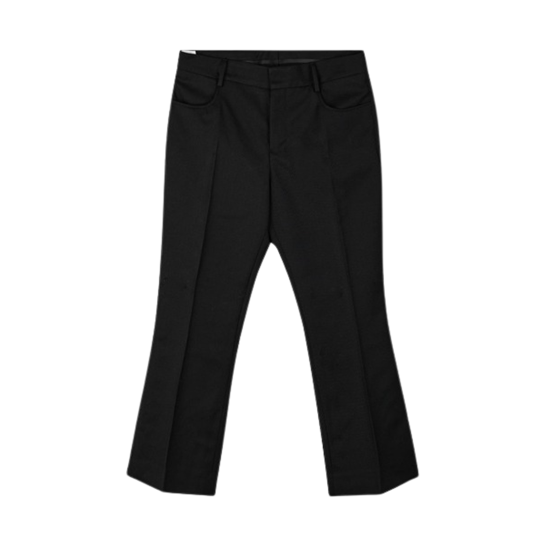 (W) 아미 플레어 팬츠 블랙((W) AMI Flared Pants Black)