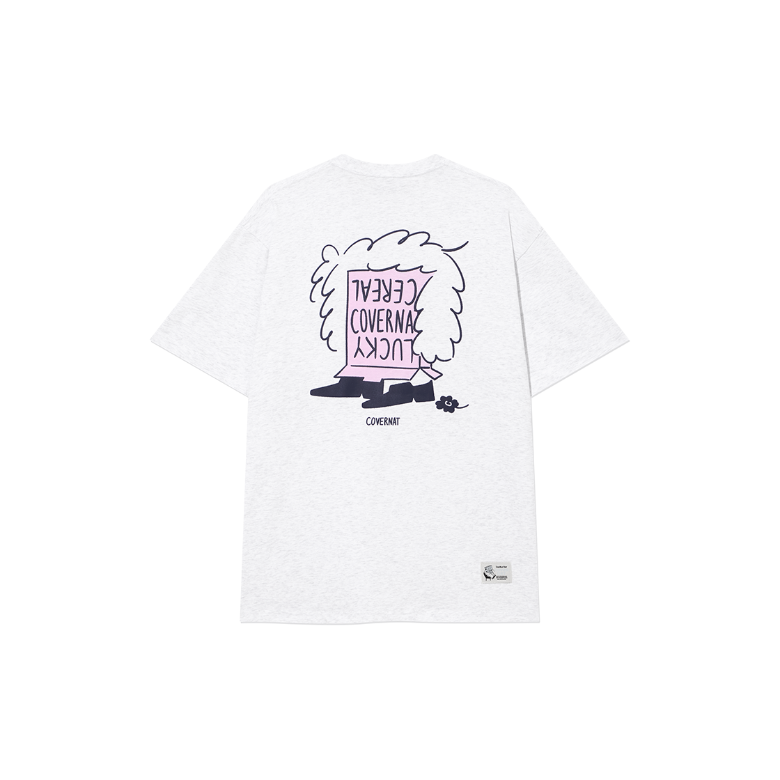 CO2503STC2HG Covernat X Haydonna Lucky Cereal Logo T-Shirt Heather Gray