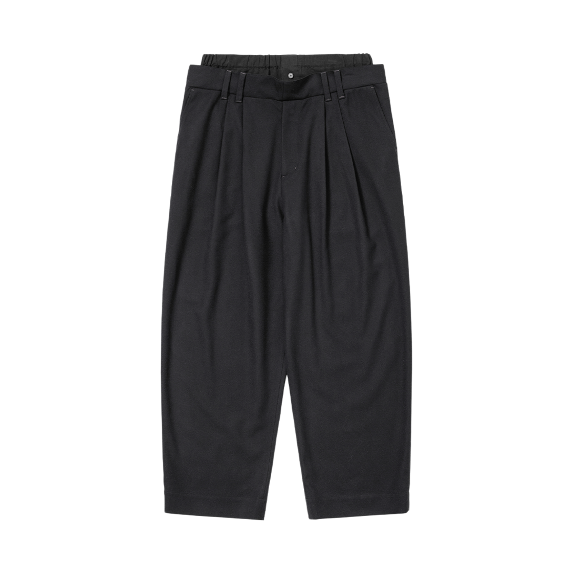 AJ254PT004BK AJOBYAJO Double Layered Pants Black