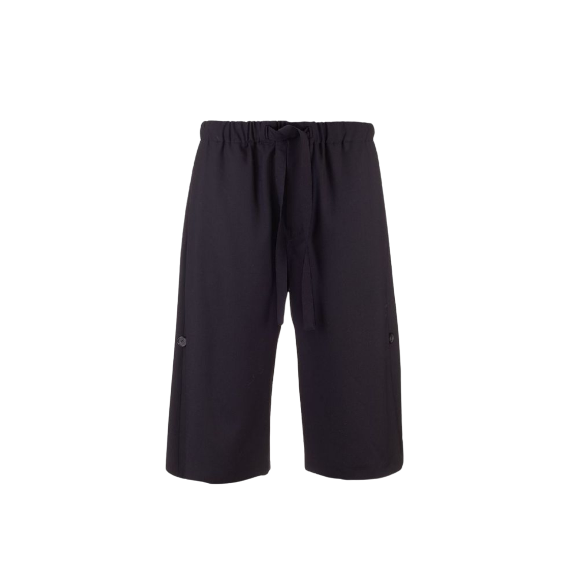 H526Y04W12-1100 Loewe Tailored Wool Shorts Black