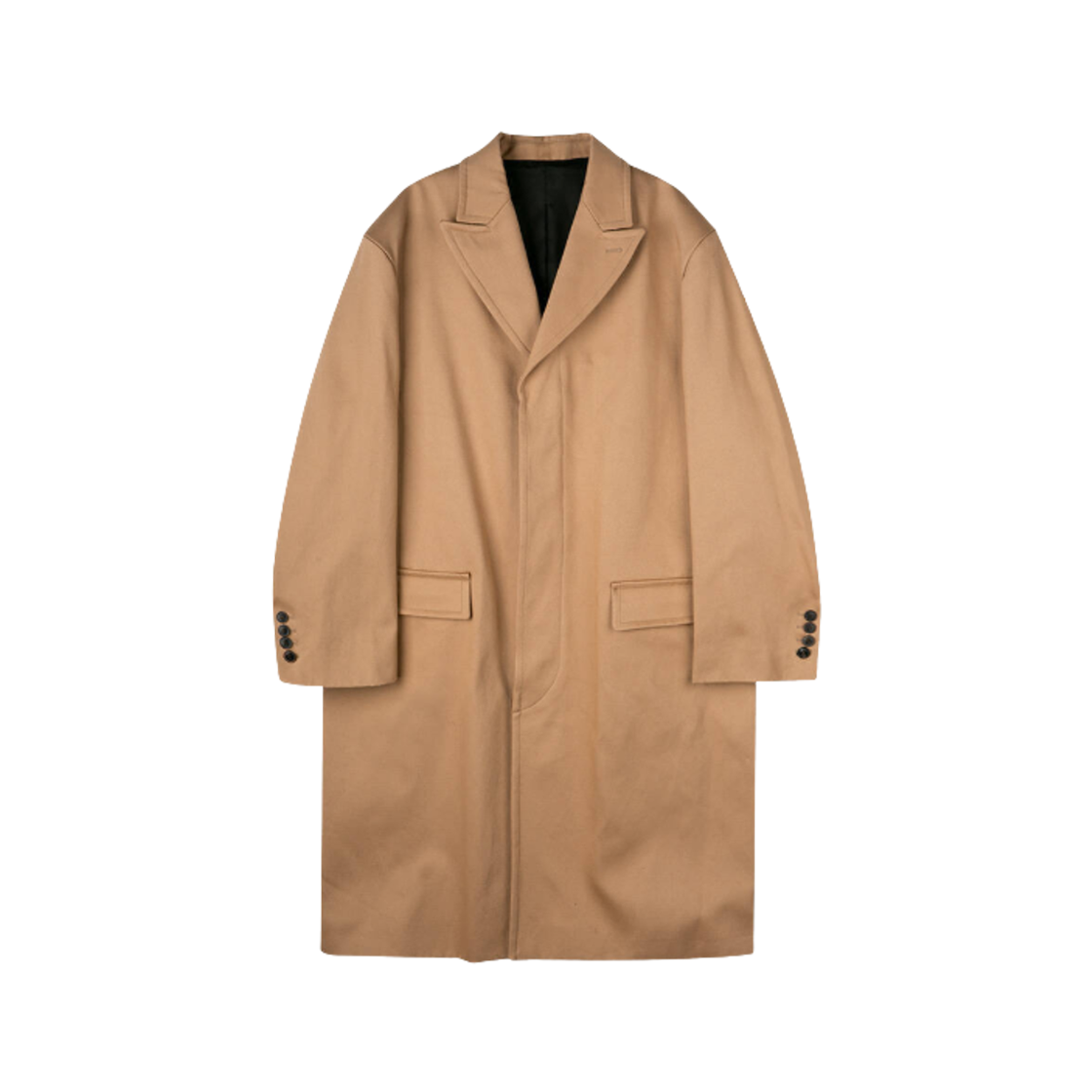 아미 오버사이즈 싱글 브레스티드 코트 베이지(AMI Oversize Single Breasted Coat Beige)