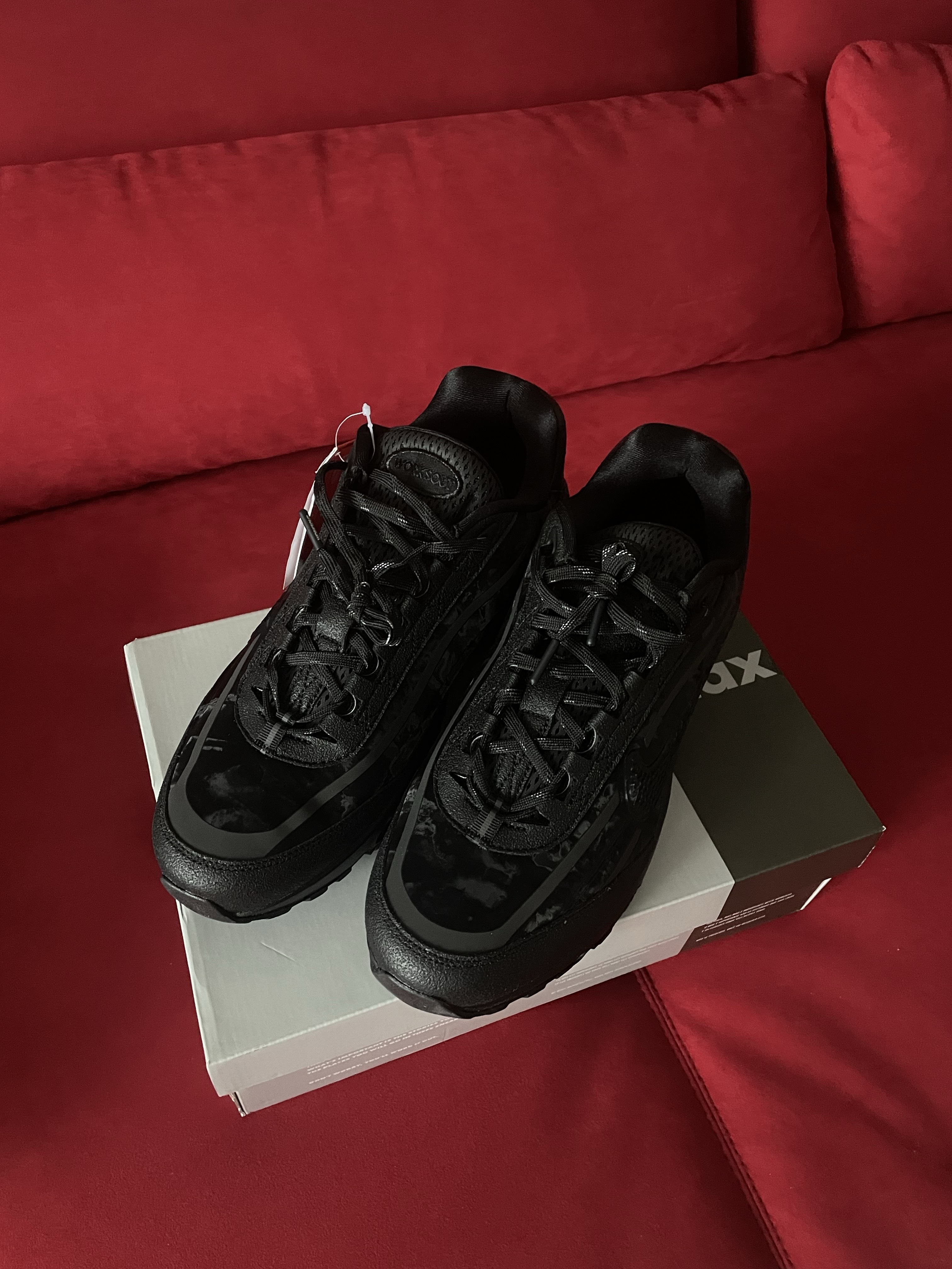 Nike x Worksout Air Max 95 Black Anthracite 착용 스타일 - 1