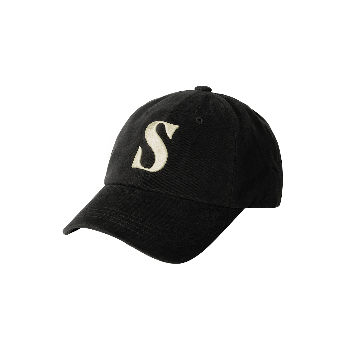세터 빈티지 캐쥬얼 볼캡 블랙