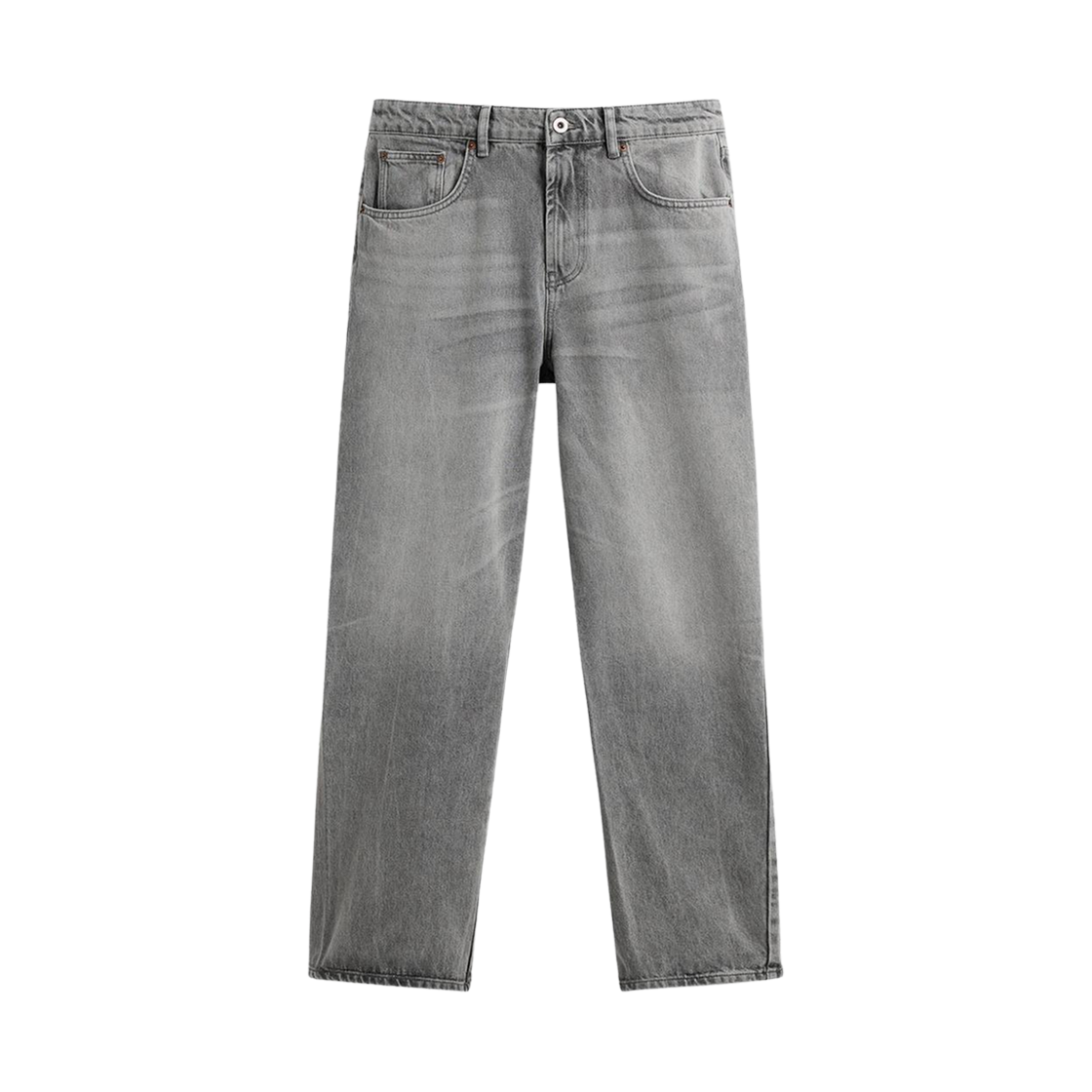 3991/414/802 Zara Baggy Fit Jeans with Seams Grey
