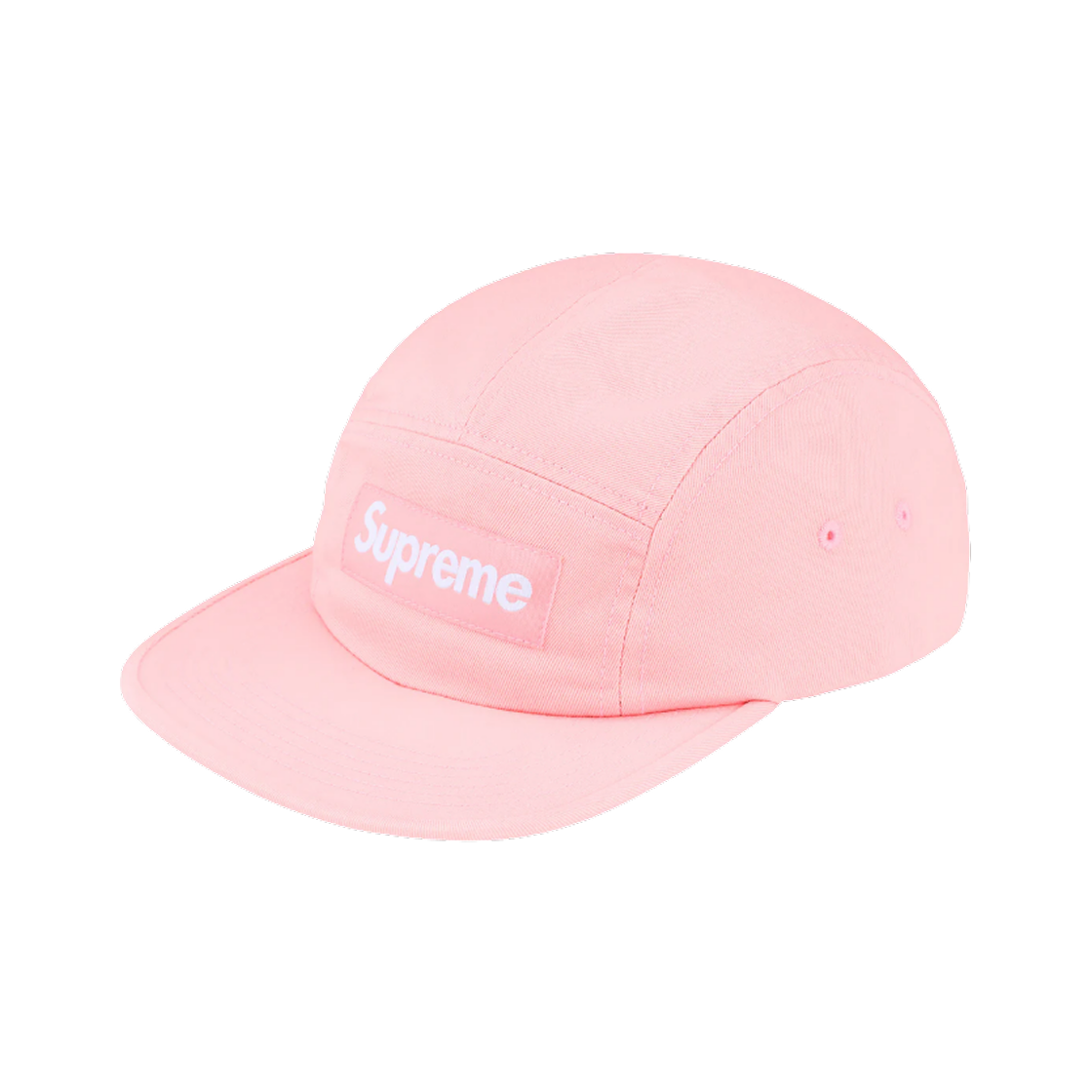 - Supreme Washed Chino Twill Camp Cap Pink - 25FW