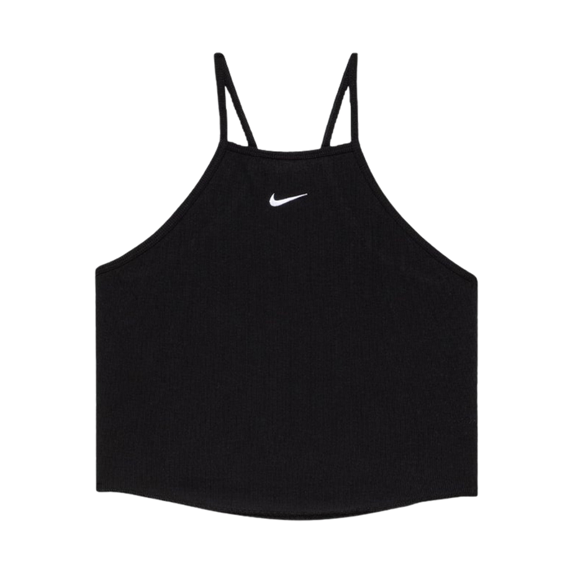 DV7961-010 (W) Nike NSW Essentials Ribbed Tank Top Black White - Asia