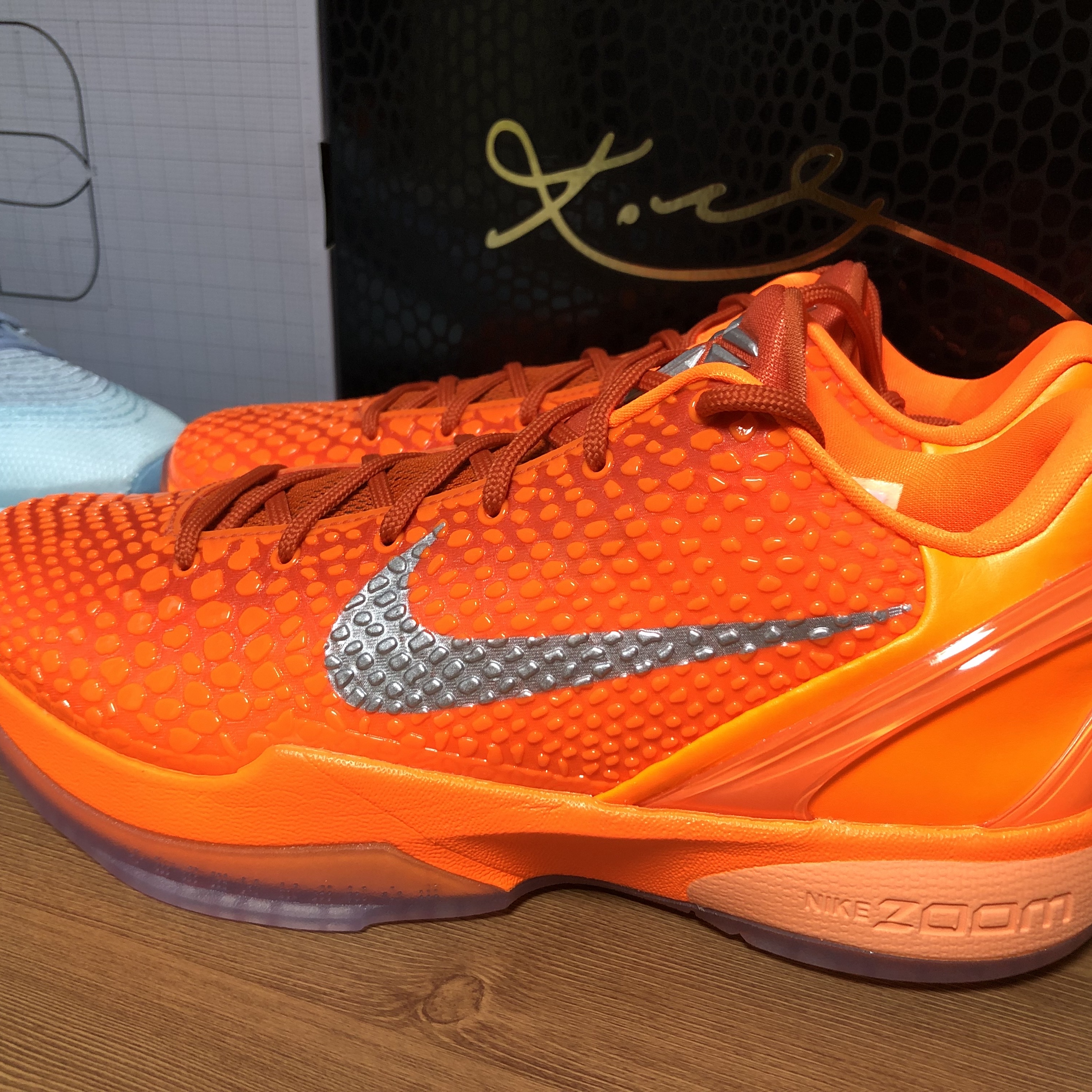 Nike Kobe 6 Protro Total Orange, Nike Sabrina 3 Glacier Blue Neptune Blue 착용 스타일 - 2