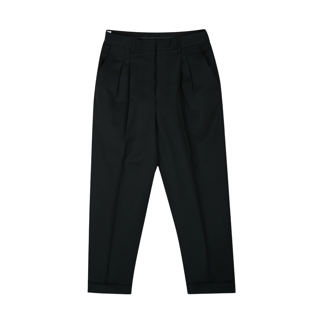 아미 캐럿 핏 트라우저 블랙(AMI Carott Fit Trousers Black)