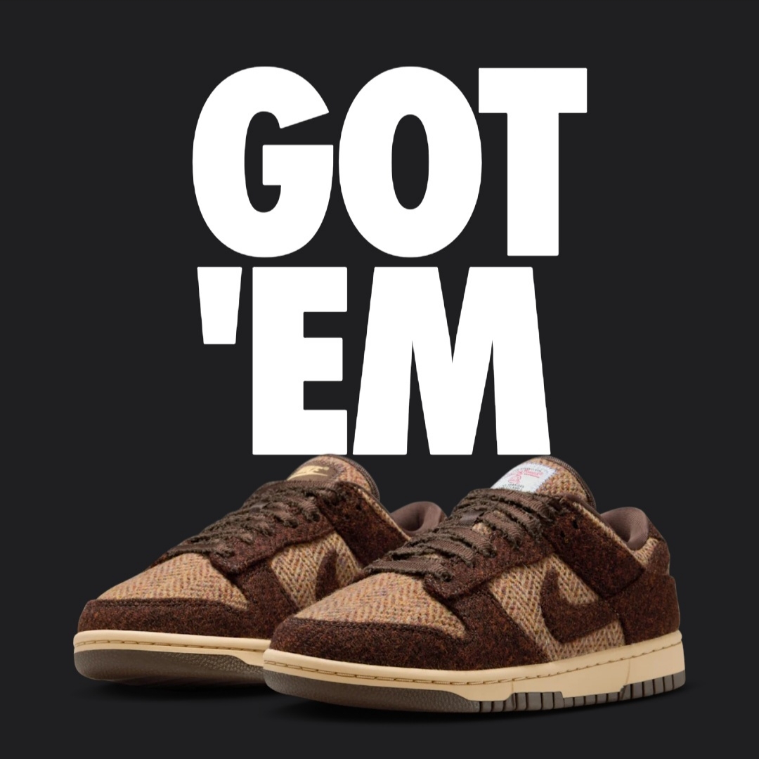 (W) Nike x Harris Tweed Dunk Low Sesame and Violet Mist 착용 스타일